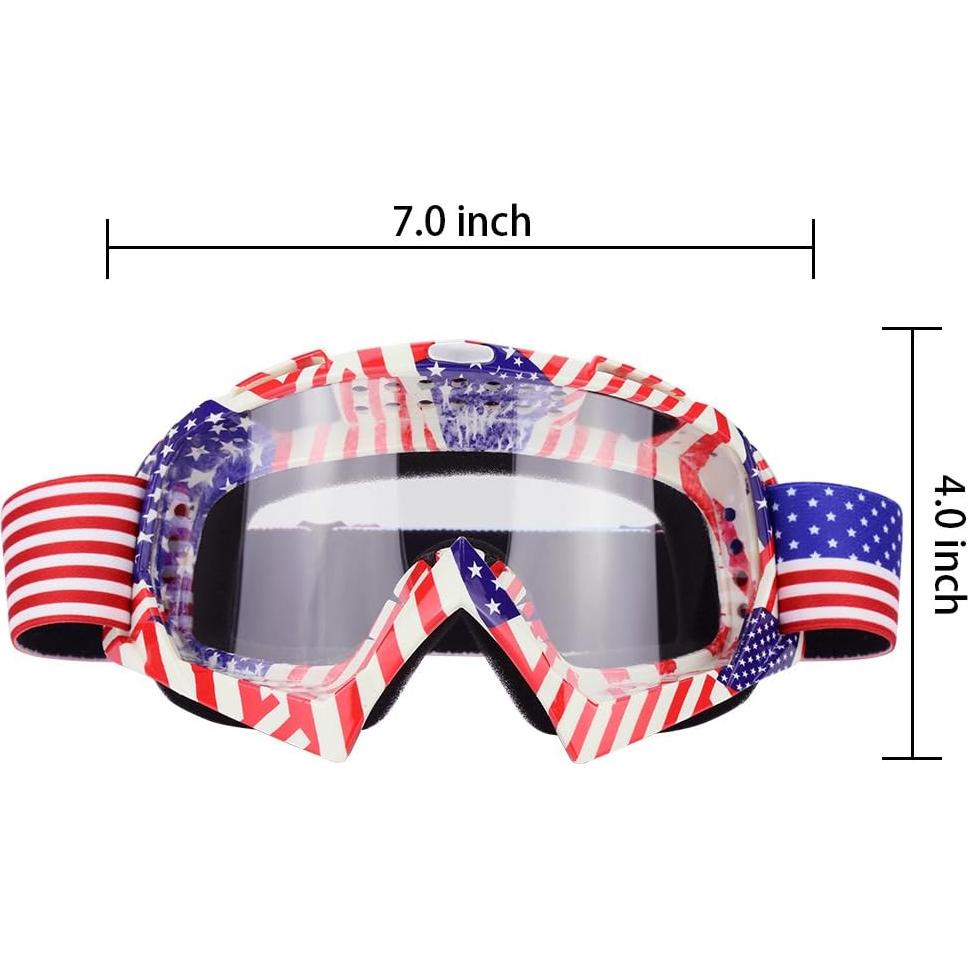 Gafas de Motocross JAMIEWIN con Lente Clara y Antivaho