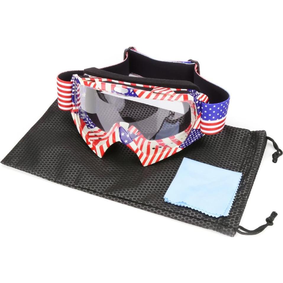 Gafas de Motocross JAMIEWIN con Lente Clara y Antivaho