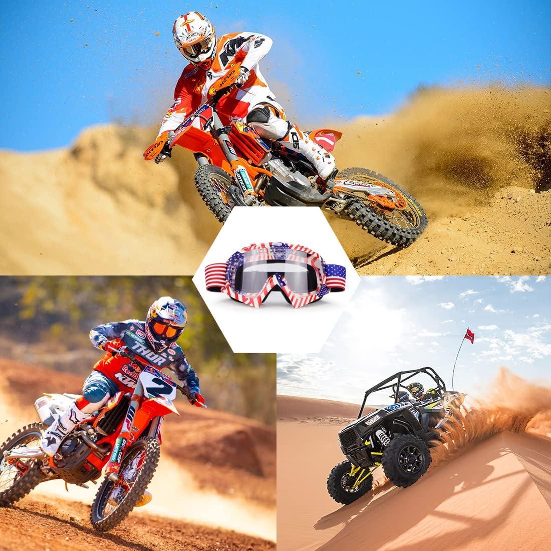 Gafas de Motocross JAMIEWIN con Lente Clara y Antivaho