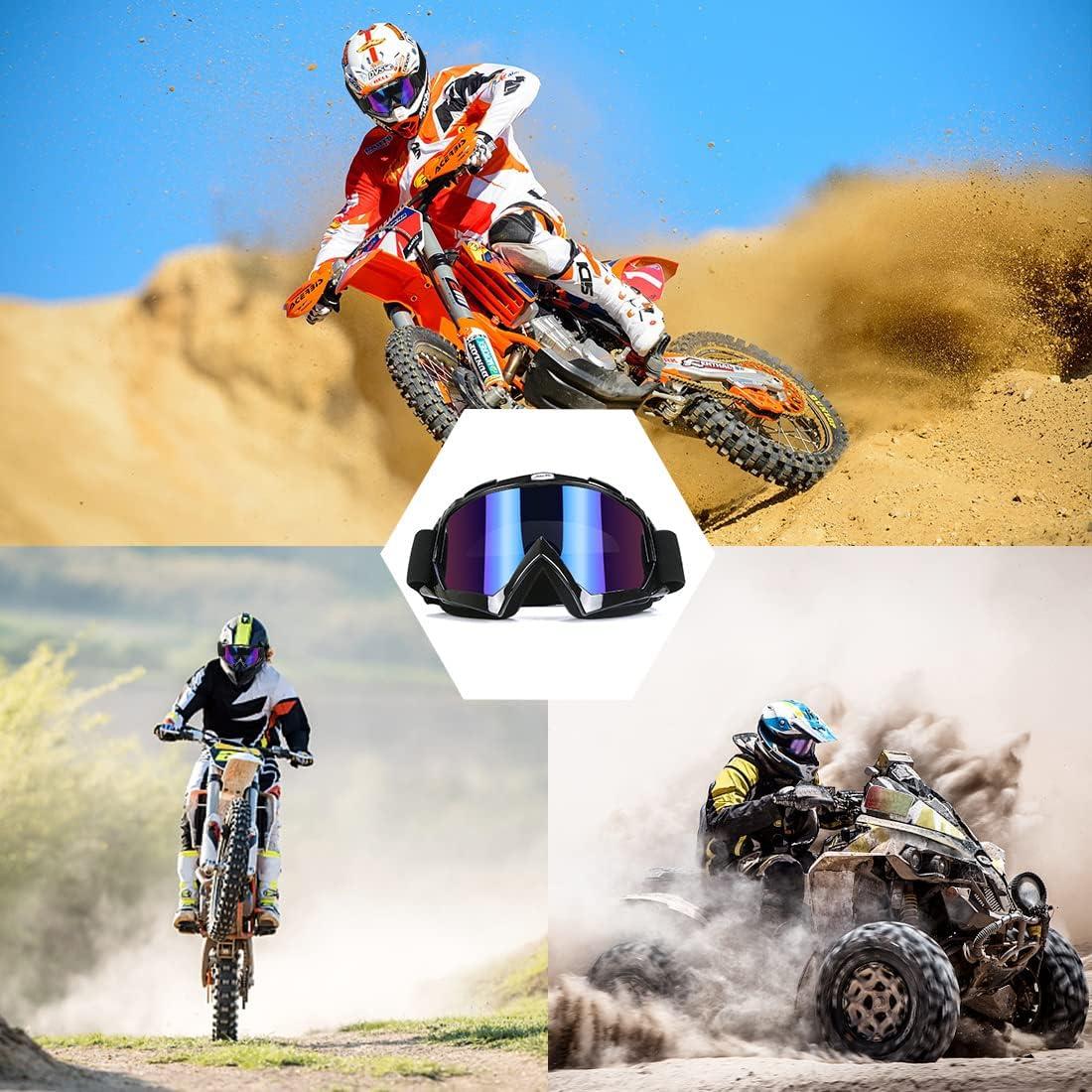 Gafas de Motocross JAMIEWIN OTG Anti UV y Anti Niebla