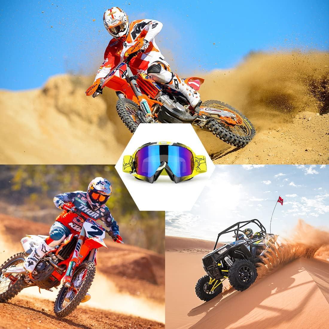 Gafas de Motocross JAMIEWIN ZSP812 Anti UV y Anti Niebla