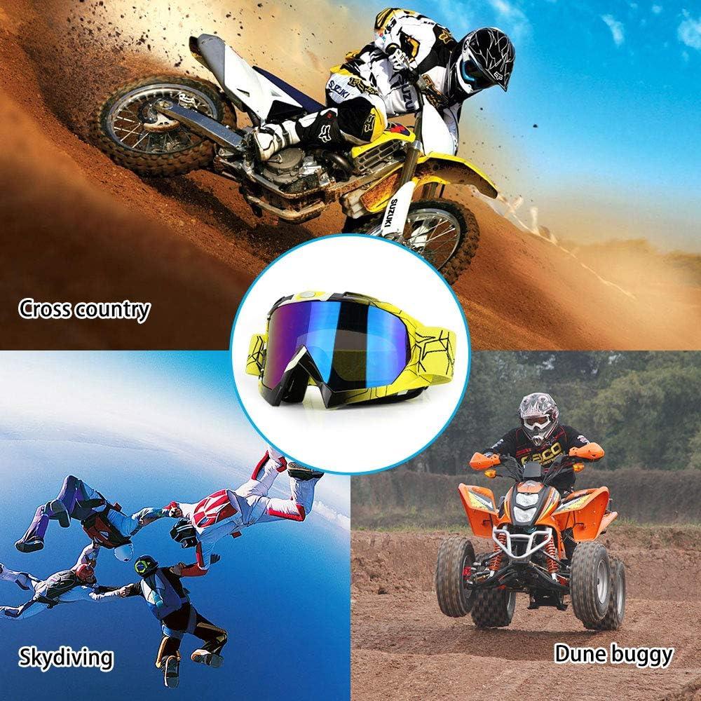 Gafas de Motocross JAMIEWIN ZSP812 Anti UV y Anti Niebla