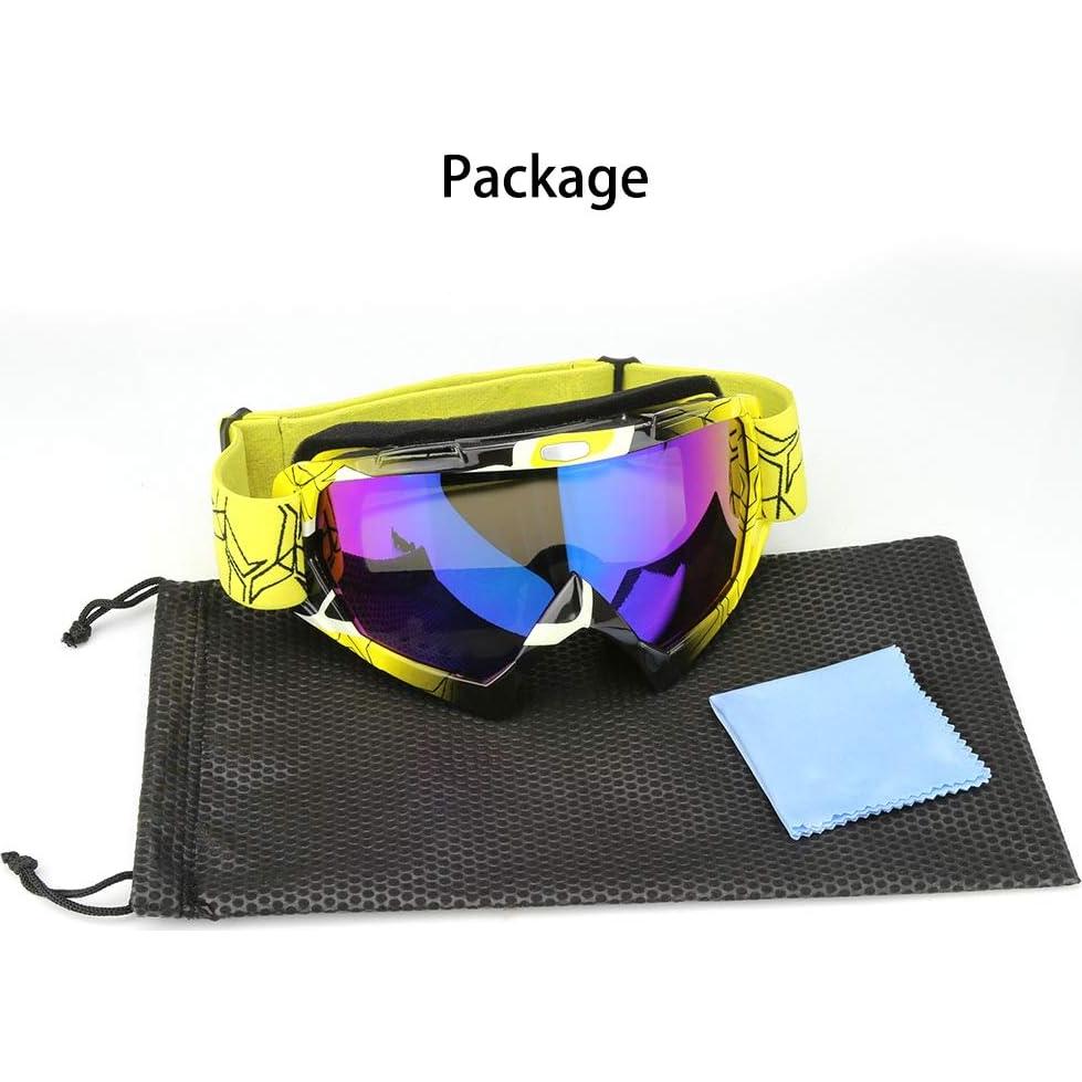 Gafas de Motocross JAMIEWIN ZSP812 Anti UV y Anti Niebla