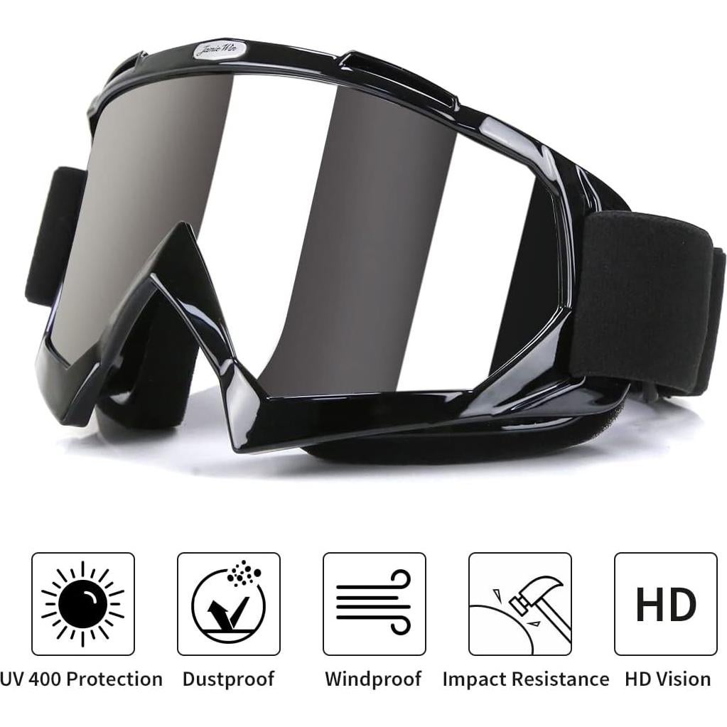 Gafas de Motocross JAMIEWIN - Anti UV, a Prueba de Polvo