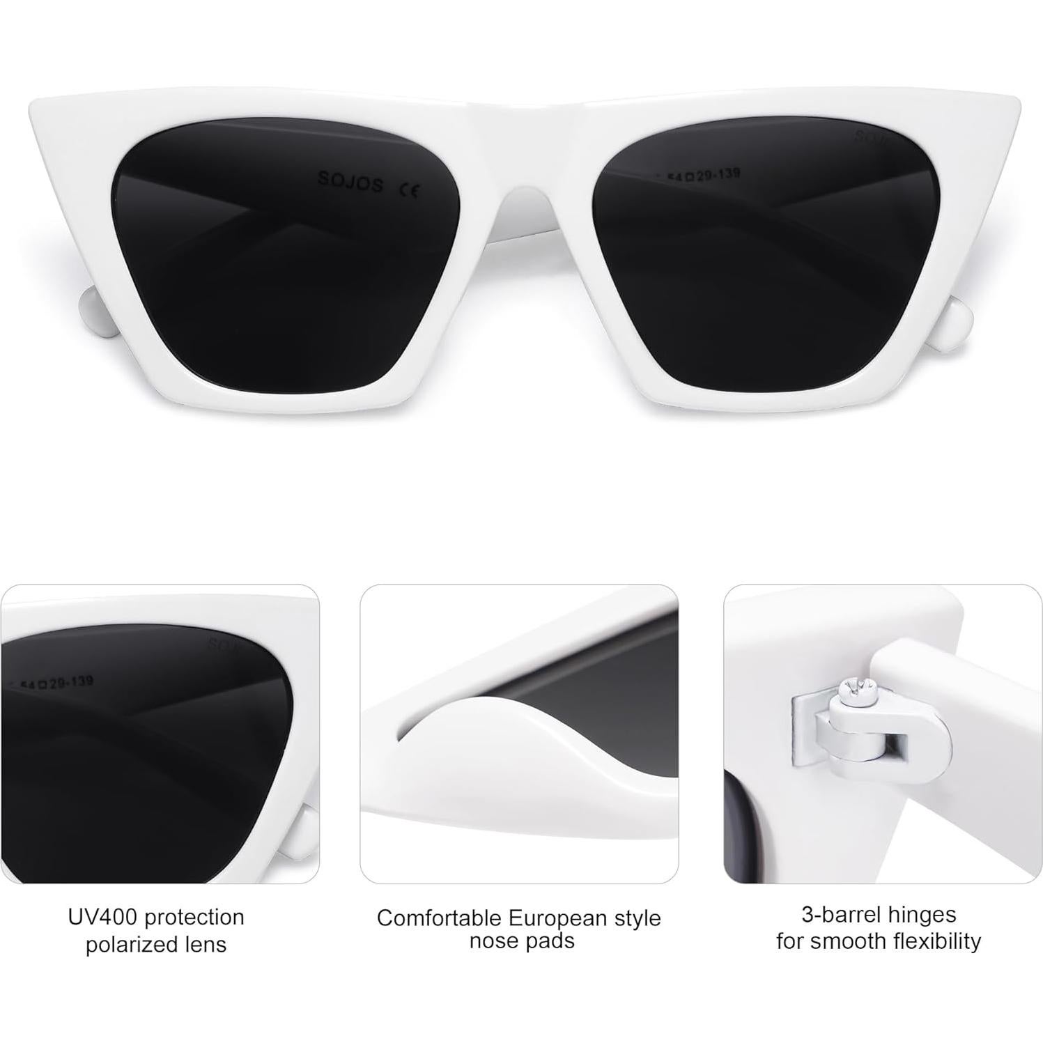 Gafas de sol cateye polarizadas SOJOS Trendy UV400