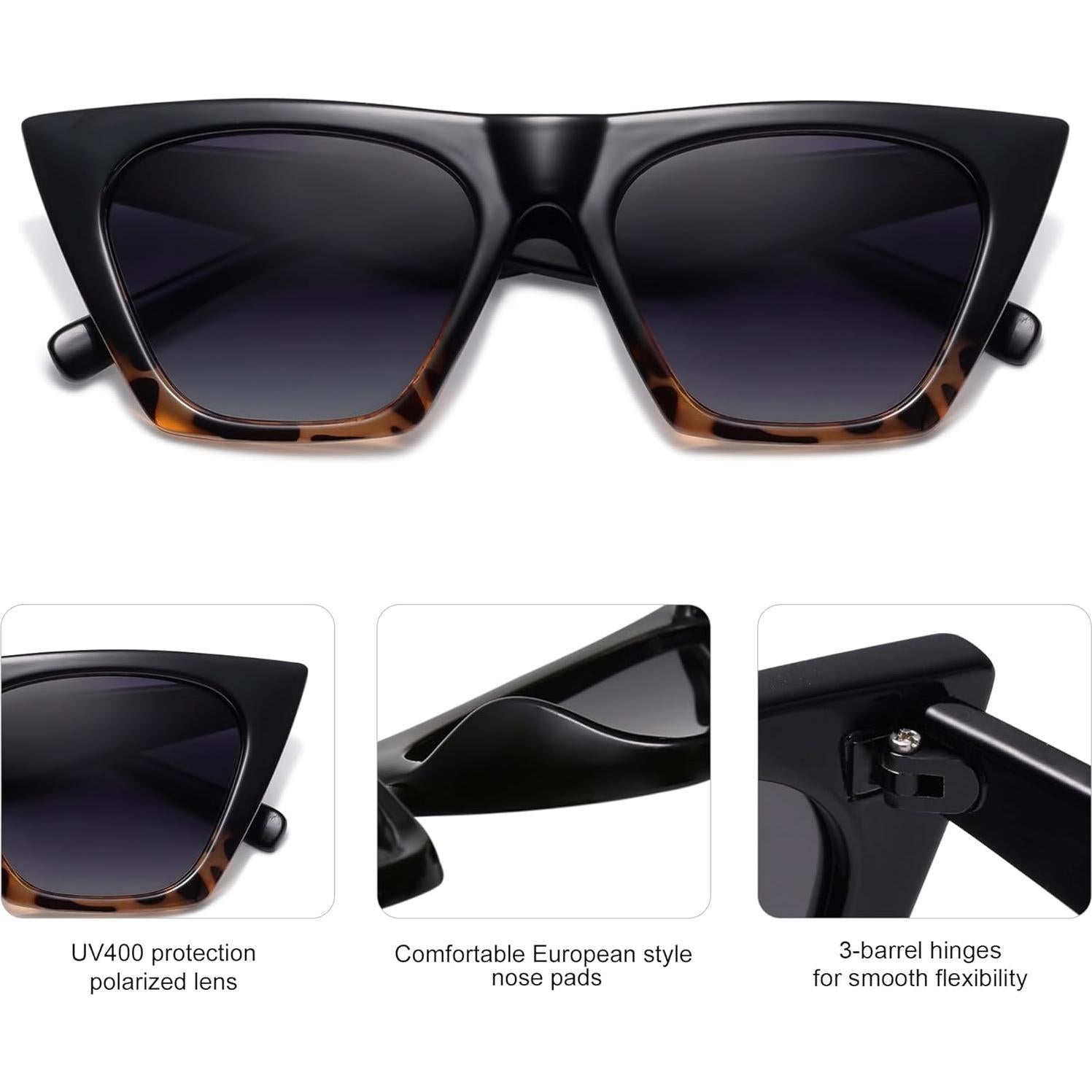 Gafas de sol cateye grandes SOJOS Trendy SJ2115 UV400