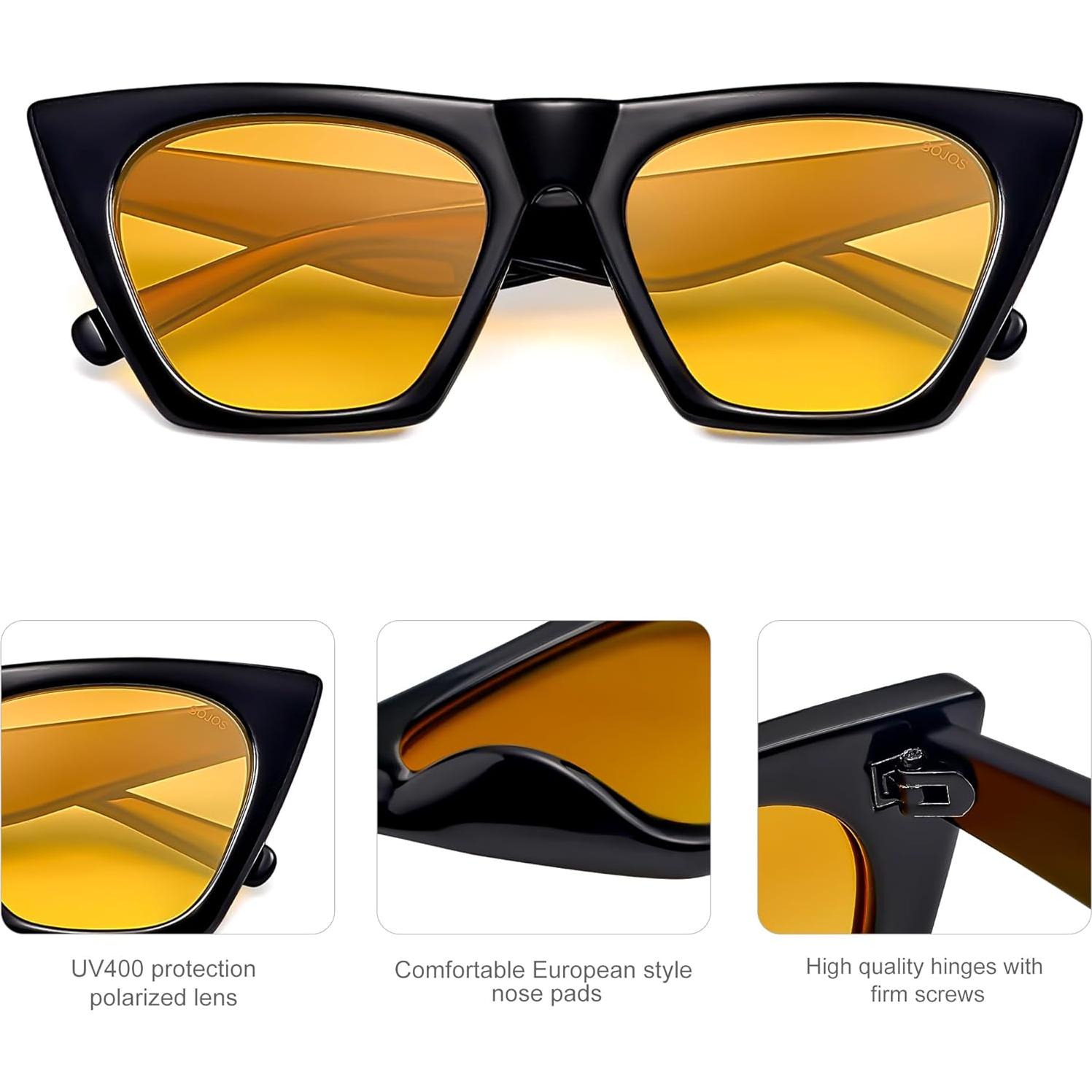 Gafas de sol cateye polarizadas SOJOS SJ2115 UV400