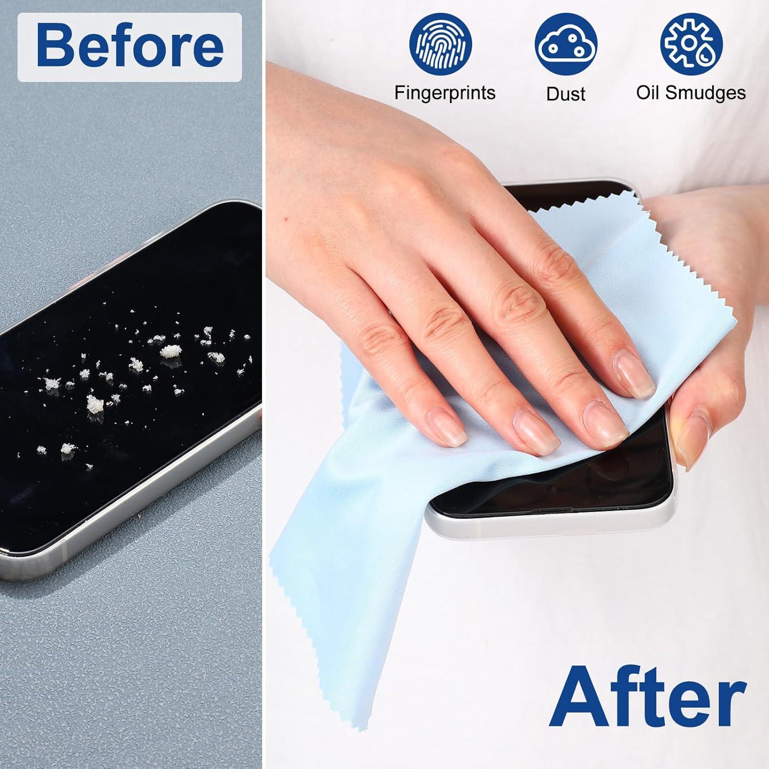 Paño de Microfibra Frienda 50 Pcs 18x15 cm Azul