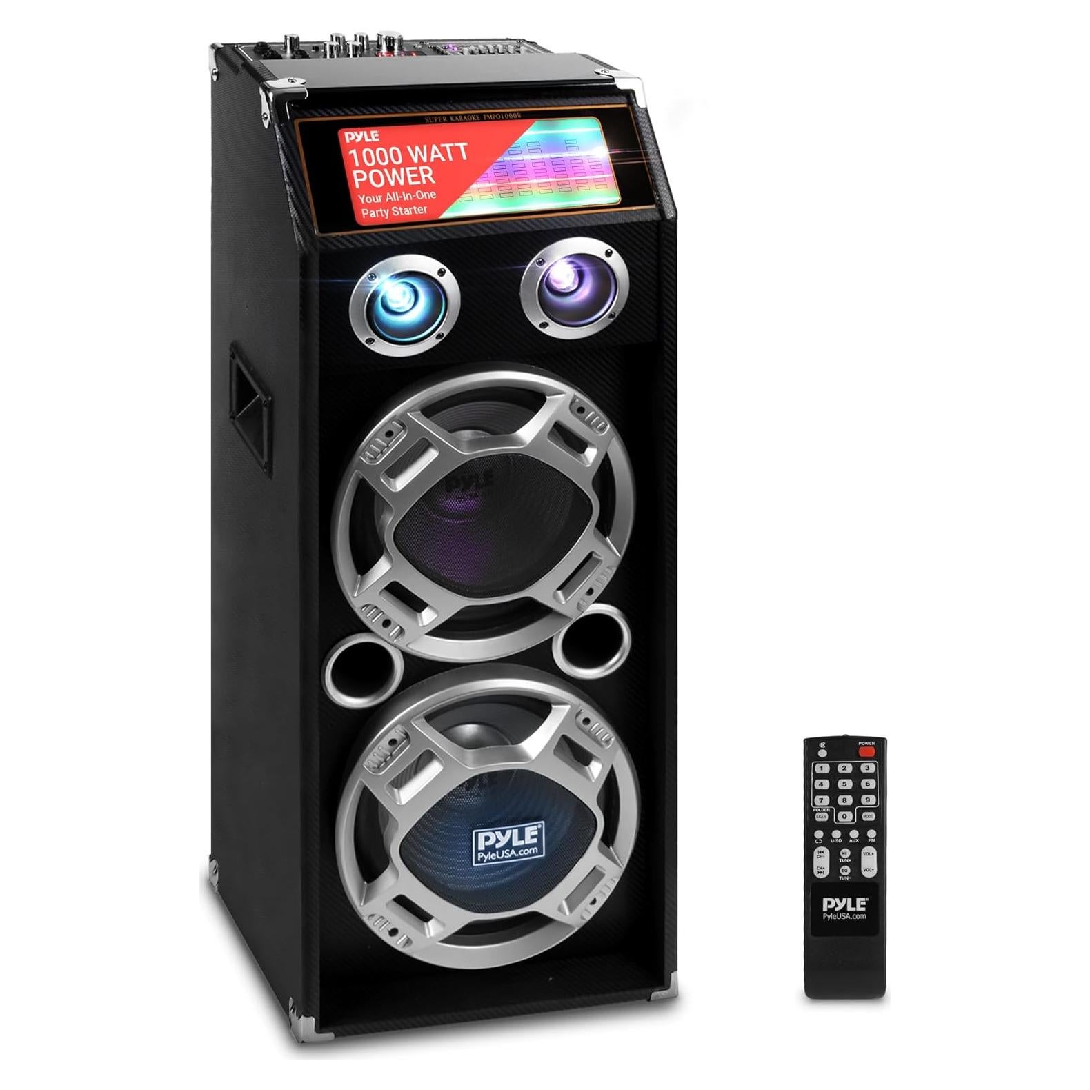 Altavoz PA Activo Pyle PSUFM1035A 1000W Bluetooth DJ