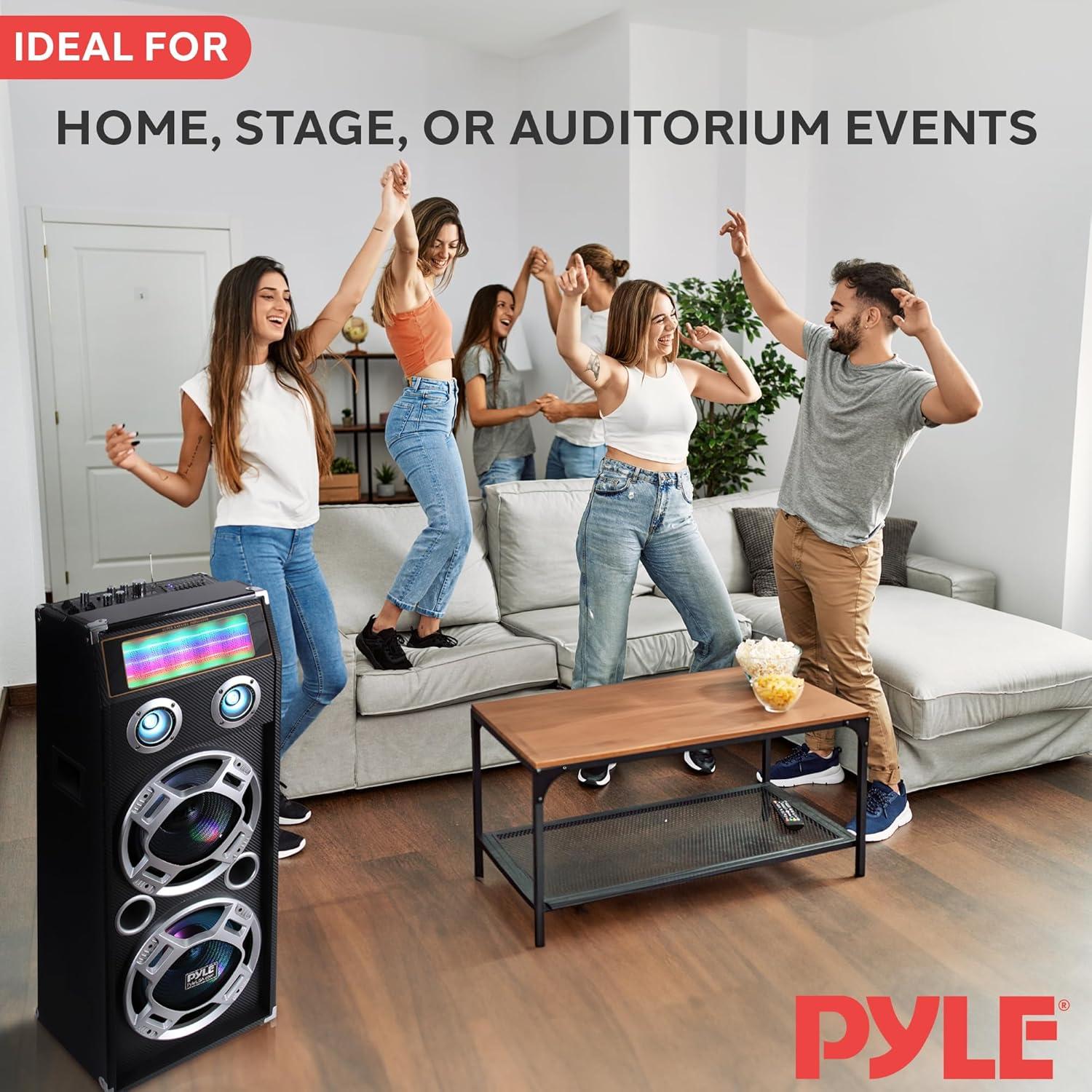 Altavoz PA Activo Pyle PSUFM1035A 1000W Bluetooth DJ