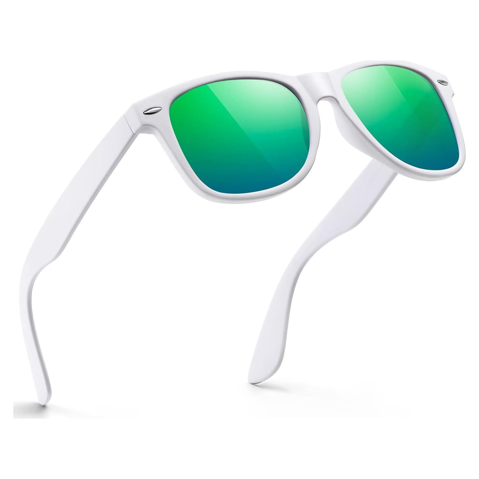 Gafas de Sol FEIDUSUN Polarizadas UV400 Retro Negras