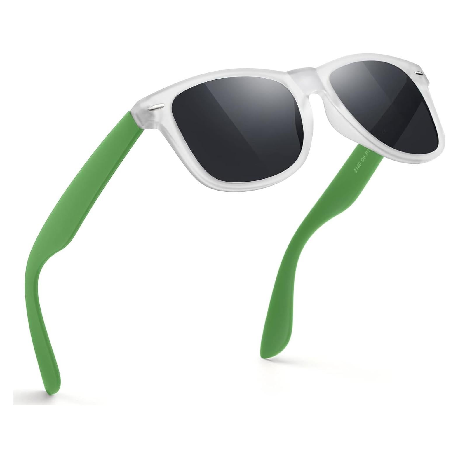 Gafas de Sol FEIDUSUN Polarizadas UV400 Retro Negras