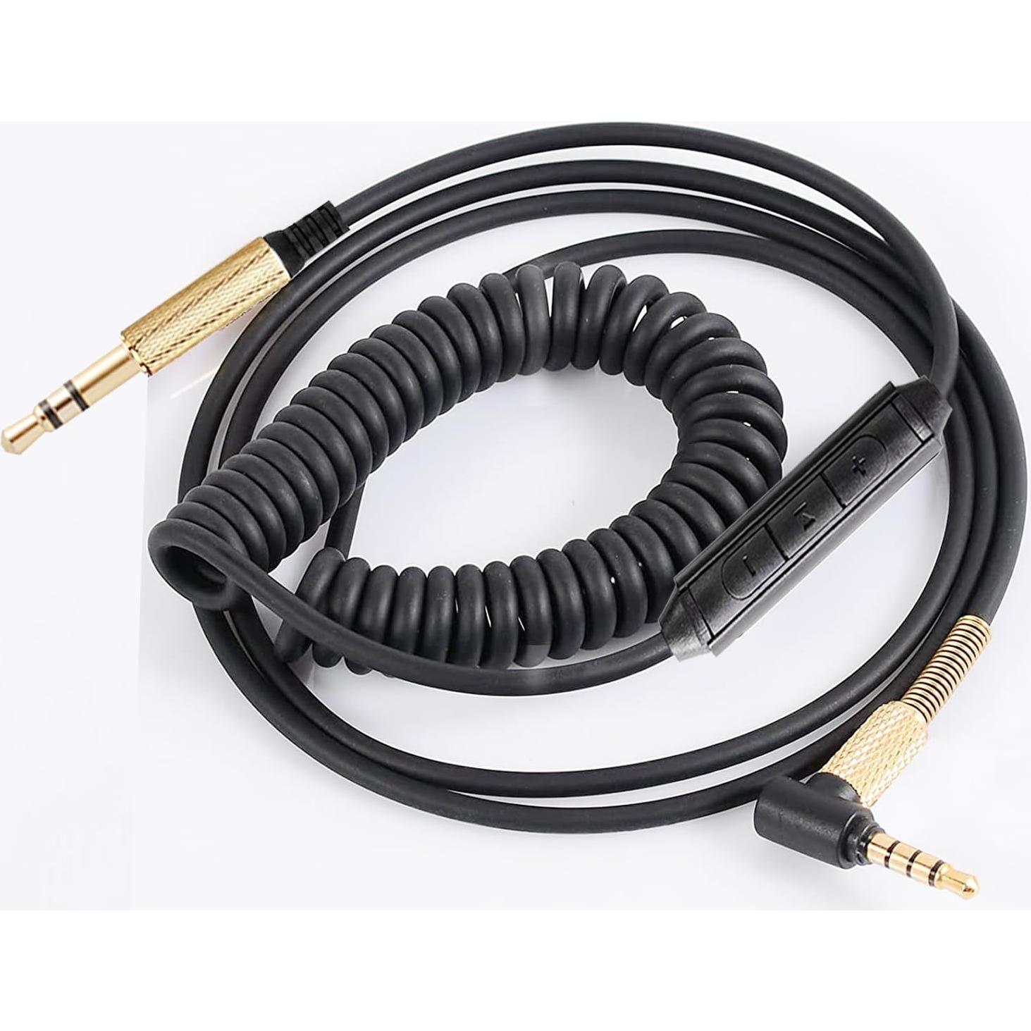 Cable de Audio Enrollado FAAEAL 1.3m a 2.5m con Micrófono