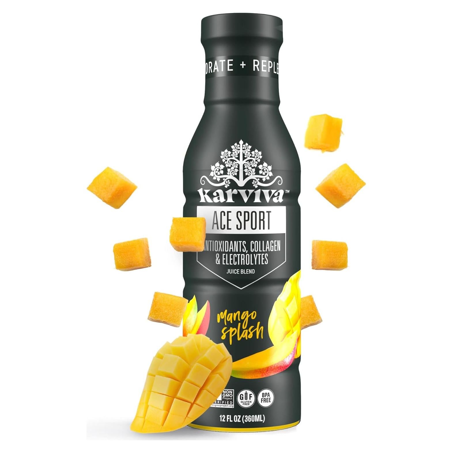 Jugo de Colágeno Marino Karviva ACE 355ml Splash de Mango