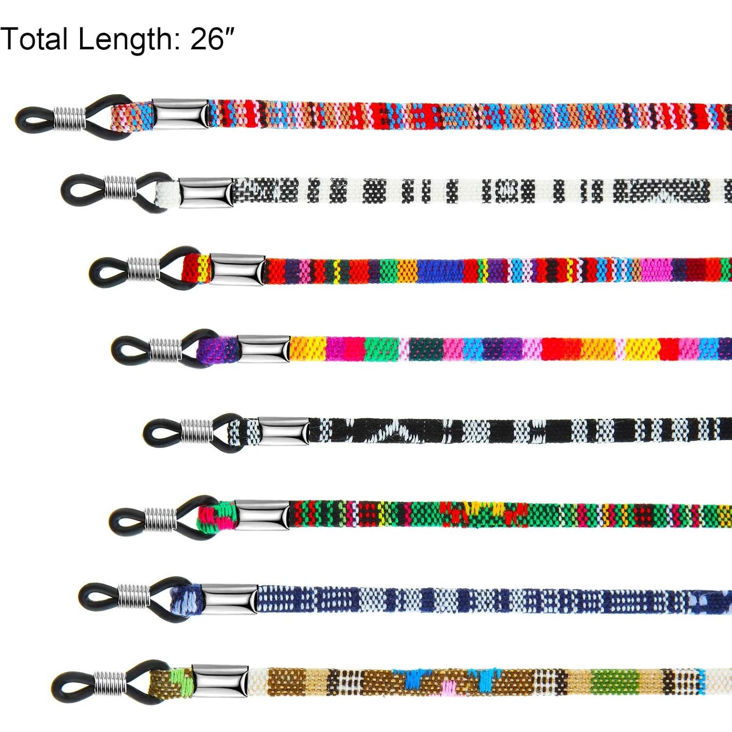 Correa para Lentes Frienda 8 Piezas Ajustable Unisex