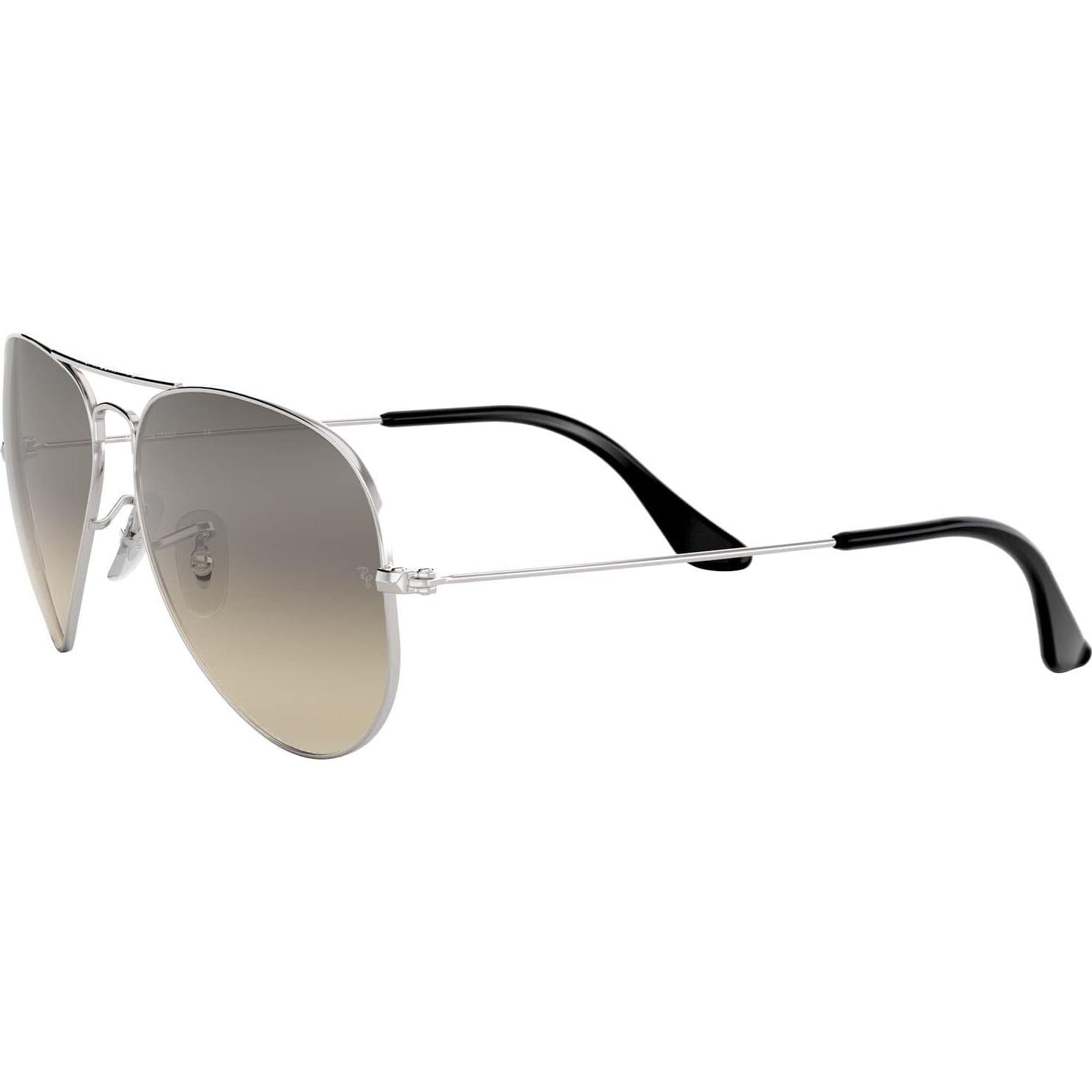 Gafas de sol Ray-Ban RB3025 Aviador 62mm Plata Degradado