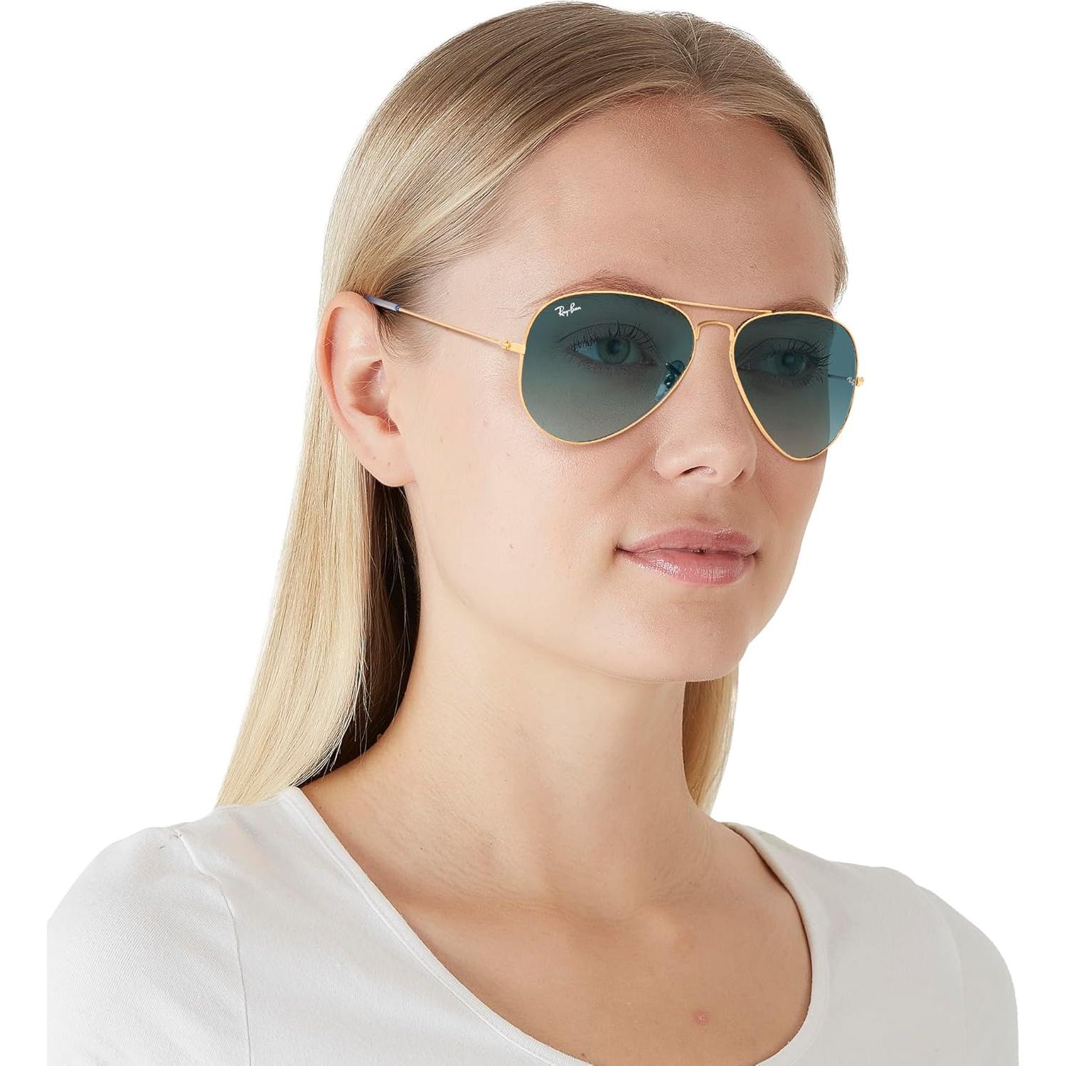 Gafas de sol Ray-Ban RB3025 Aviador Dorado 62mm UV