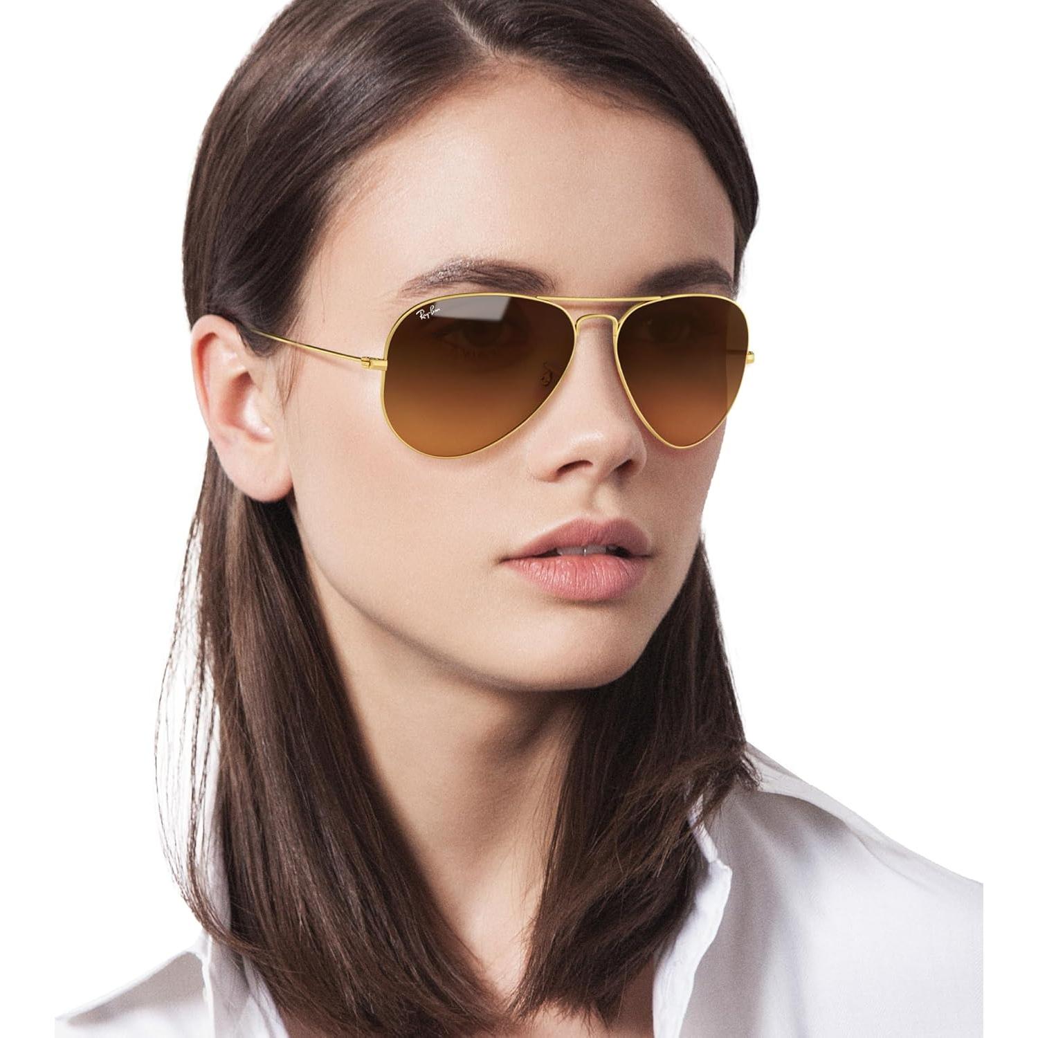 Gafas de sol Ray-Ban RB3025 Aviador 58mm Dorado Mate