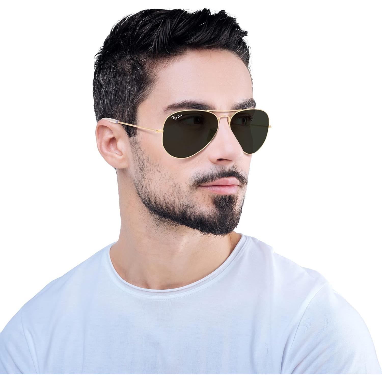 Gafas de sol Ray-Ban RB3025 Aviador 58mm Oro Negro