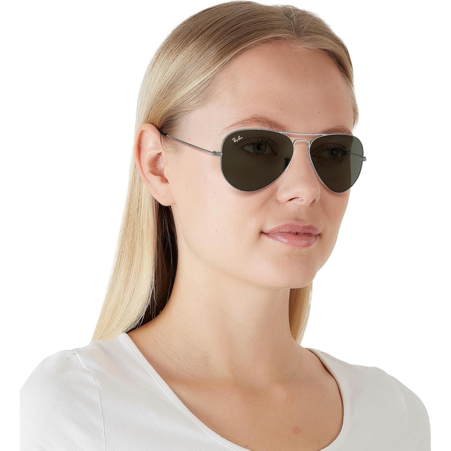 Gafas de sol Ray-Ban Aviador RB3025 58mm Gris Verde