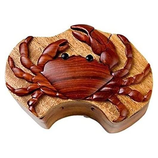 Caja de Rompecabezas de Madera Artesanías del Sur 12.1x11.4cm