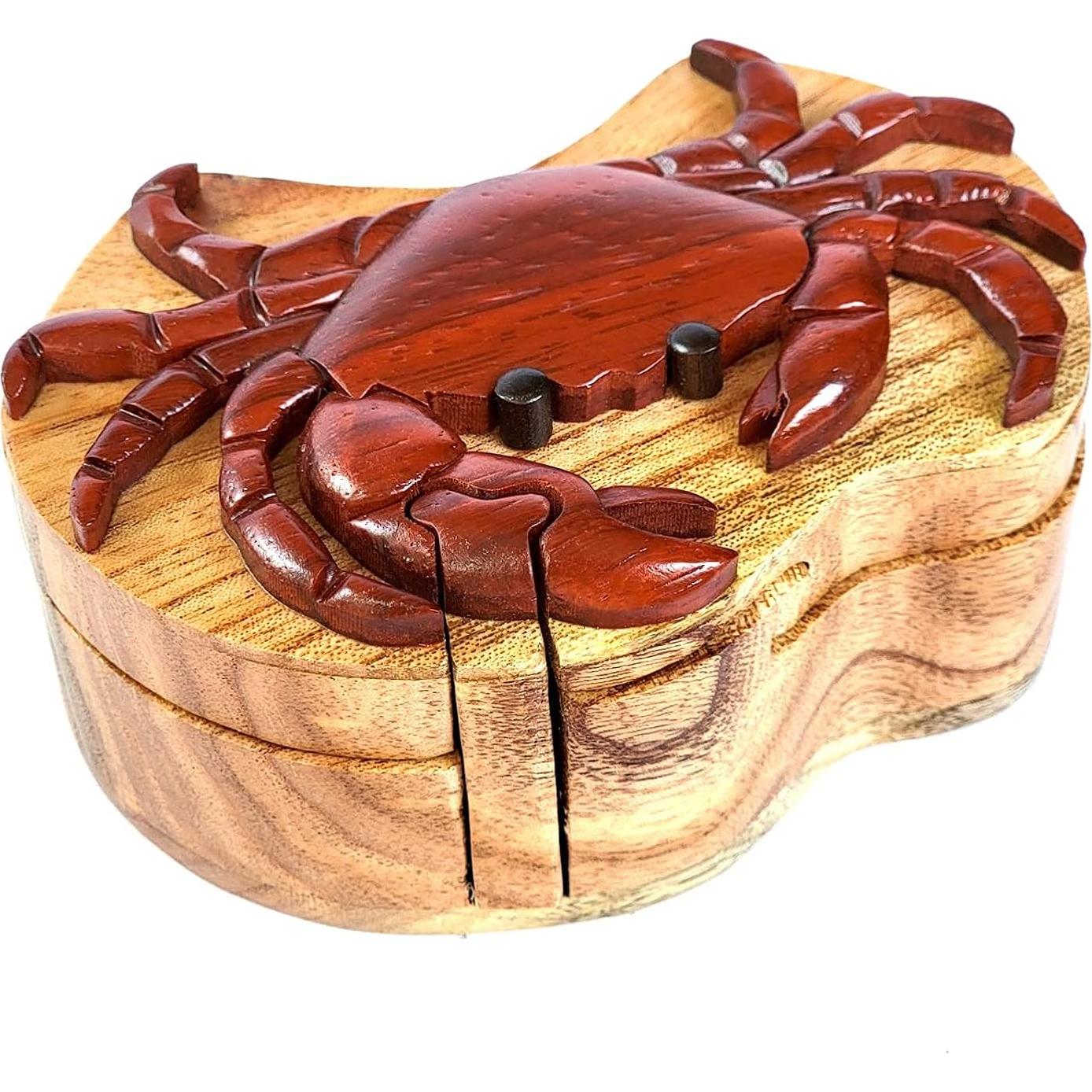 Caja de Rompecabezas de Madera Artesanías del Sur 12.1x11.4cm