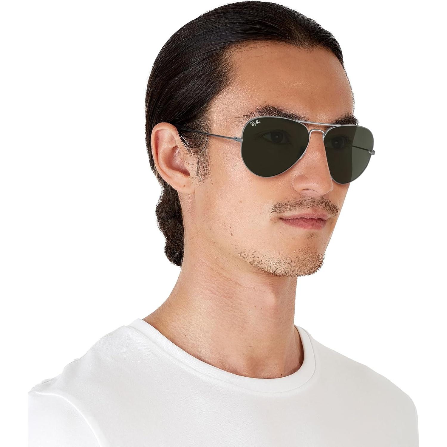 Gafas de sol Ray-Ban RB3025 Aviador 62mm Gris Verde