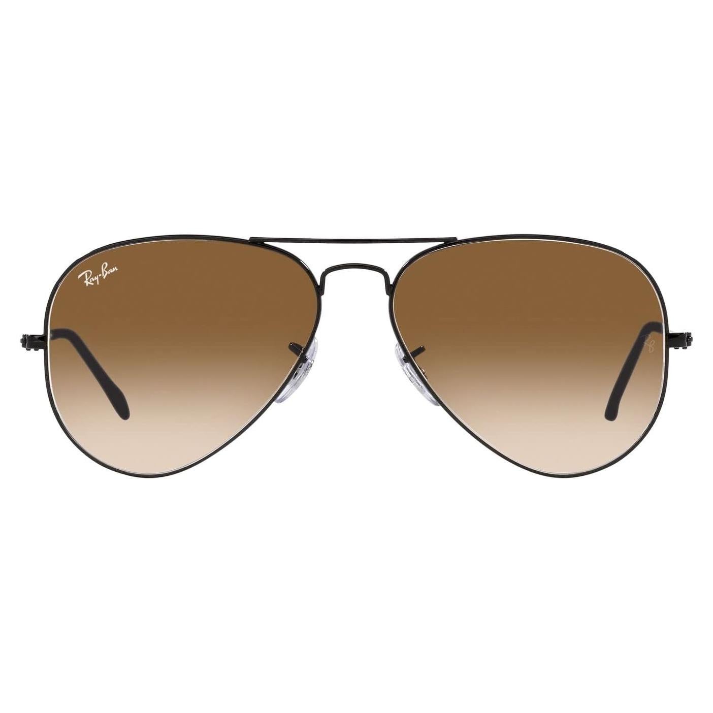 Gafas de Sol Ray-Ban Aviador RB3025 Negro Marrón 55mm