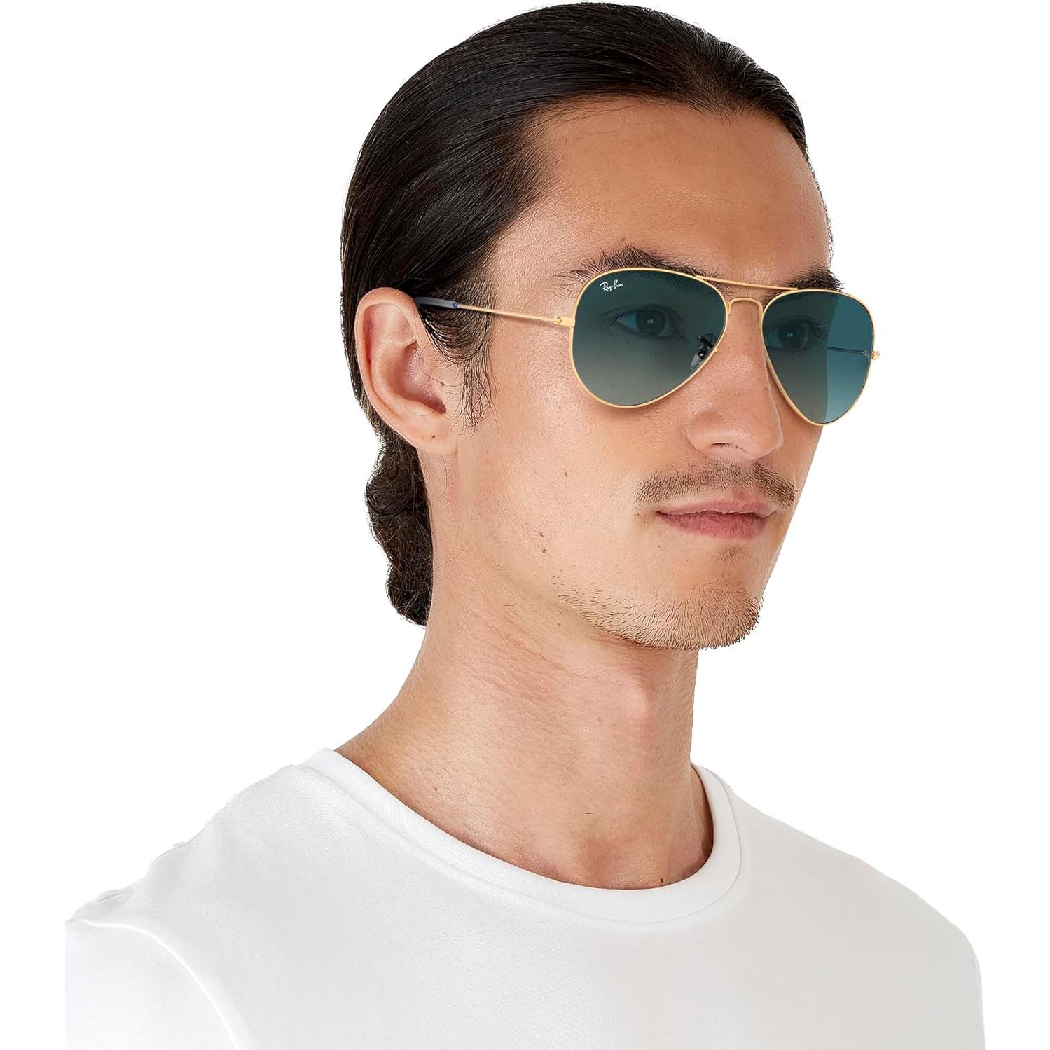 Gafas de sol Ray-Ban Aviador RB3025 Dorado 58mm UV