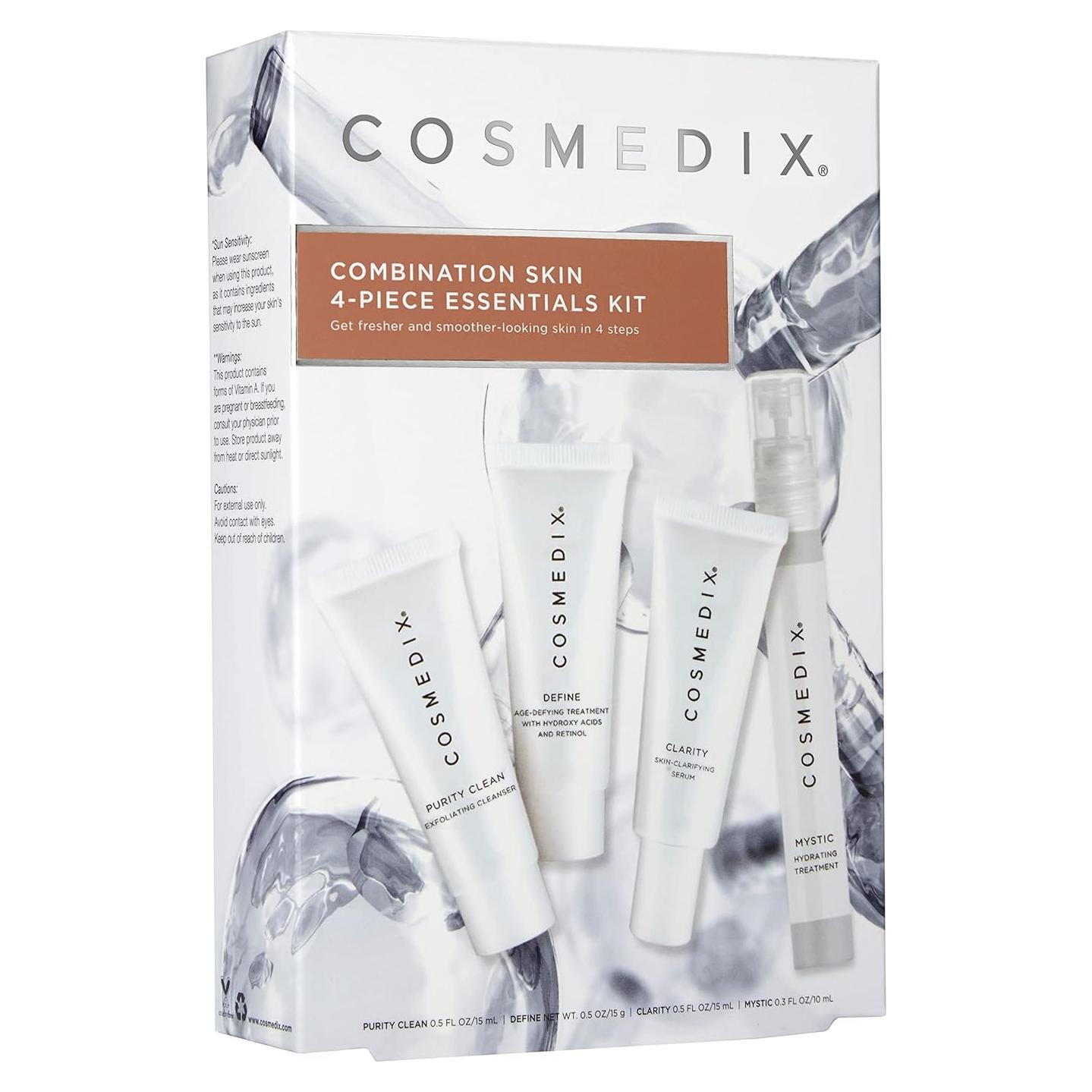 COSMEDIX Kit de Inicio 4 Piezas para Todos los Tipos de Piel