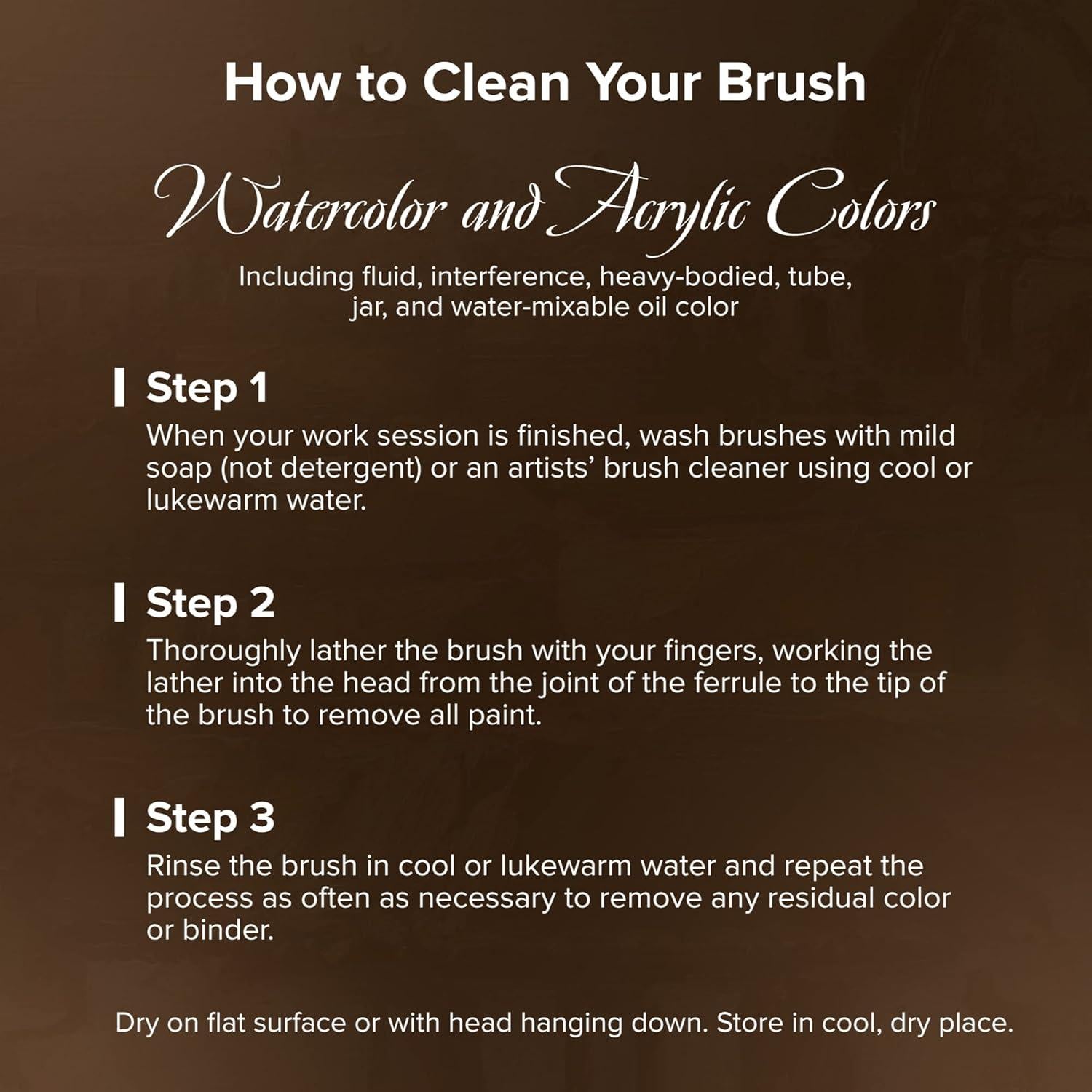 Pincel Cats Tongue Silver Brush 2610-4 Sintético 30.48cm