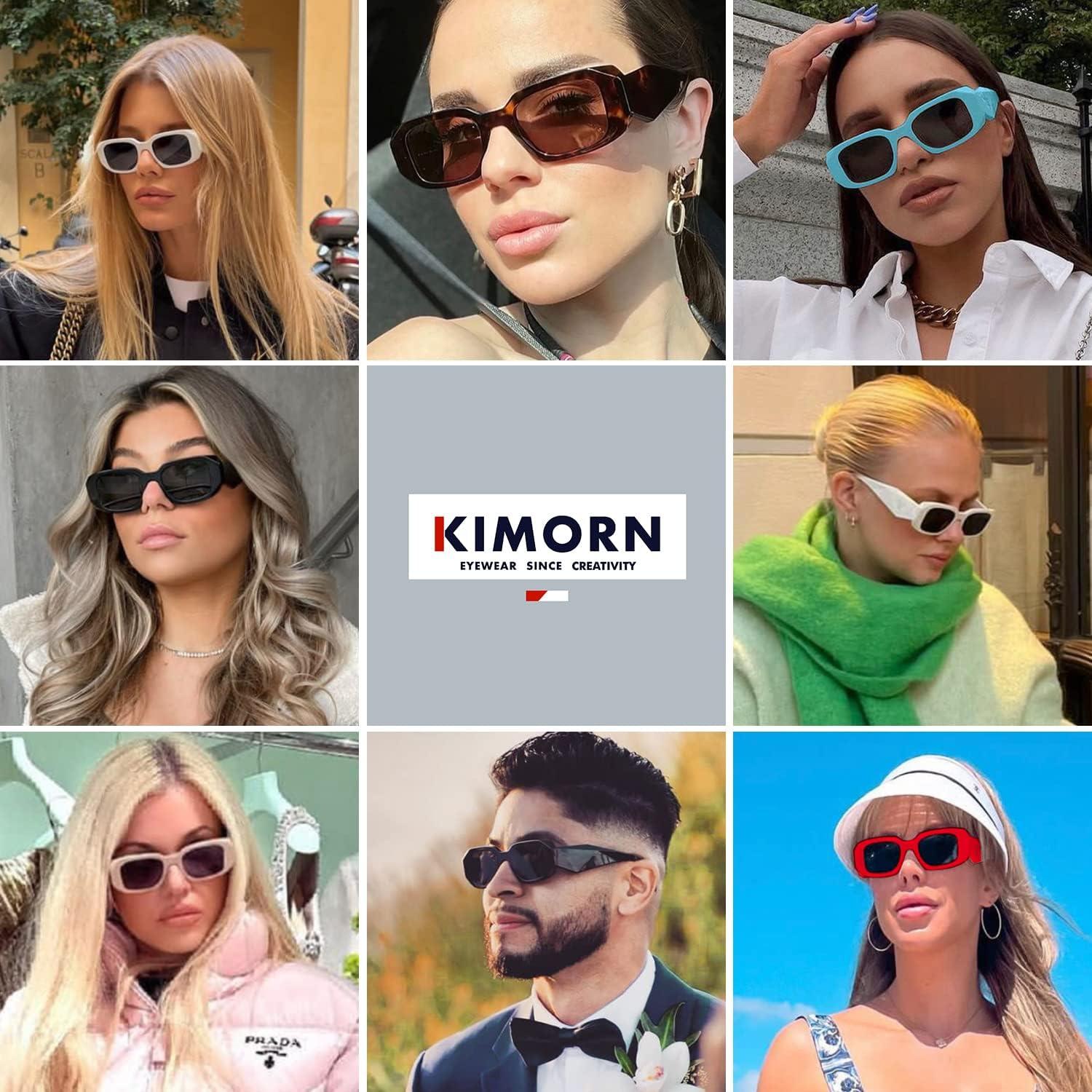 Gafas de sol retro KIMORN para hombres y mujeres UV400