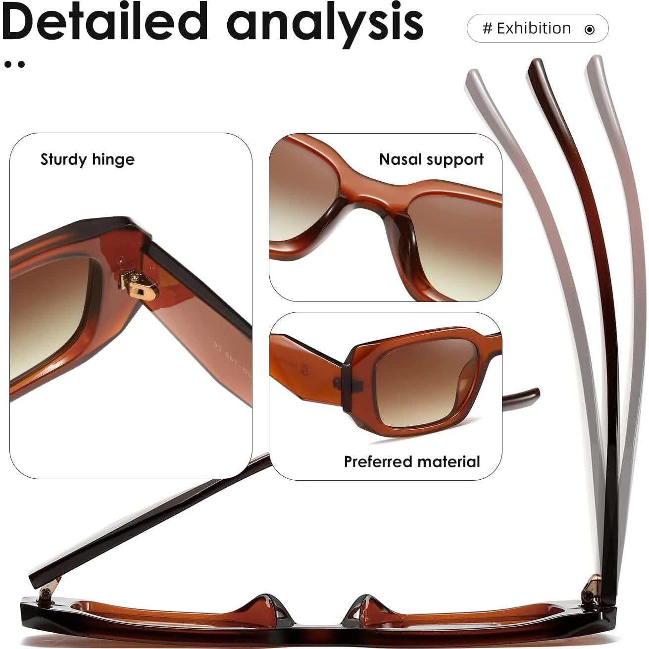 Gafas de sol retro KIMORN para hombres y mujeres UV400