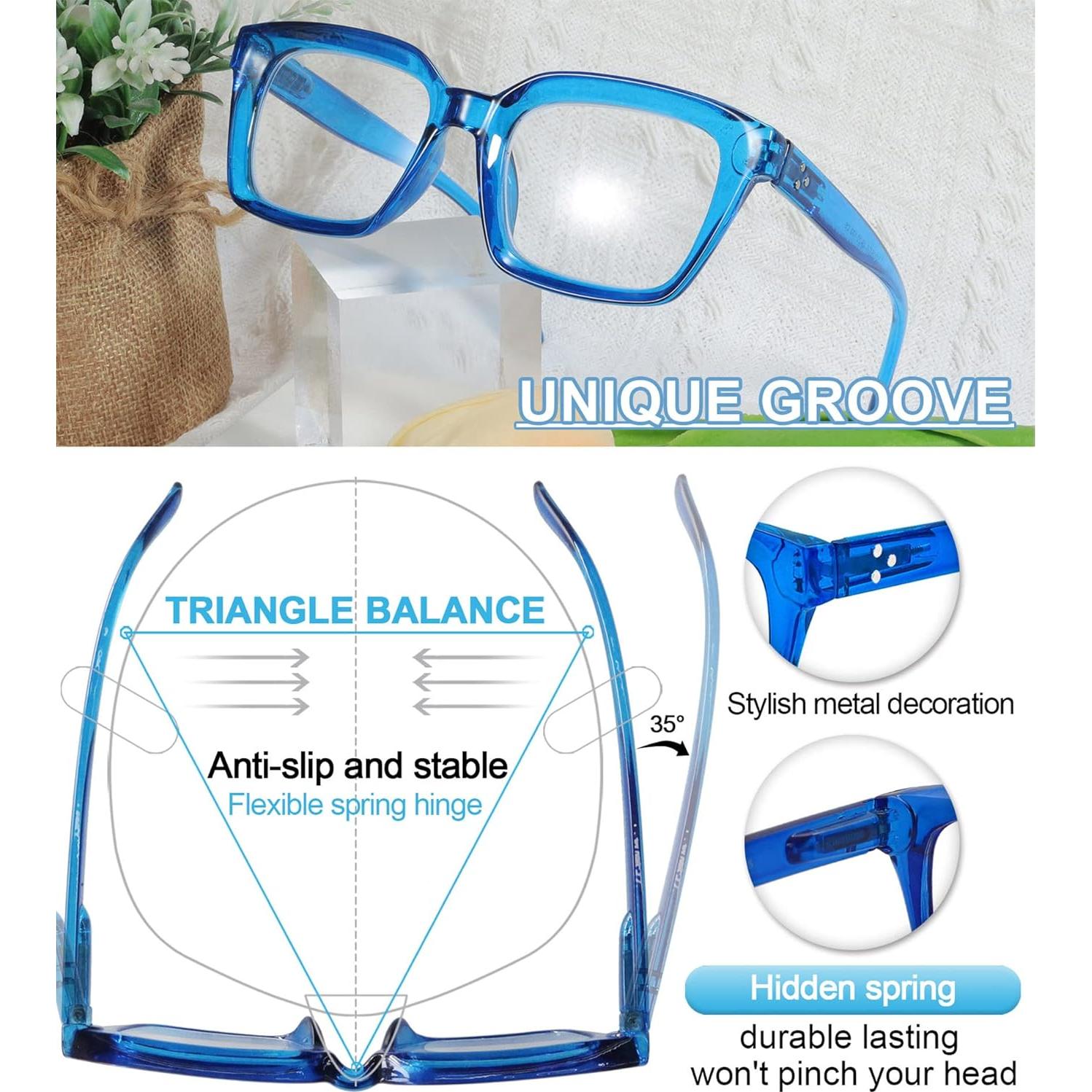 Gafas de Lectura MARE AZZURO Cuadradas 2.0 para Mujeres