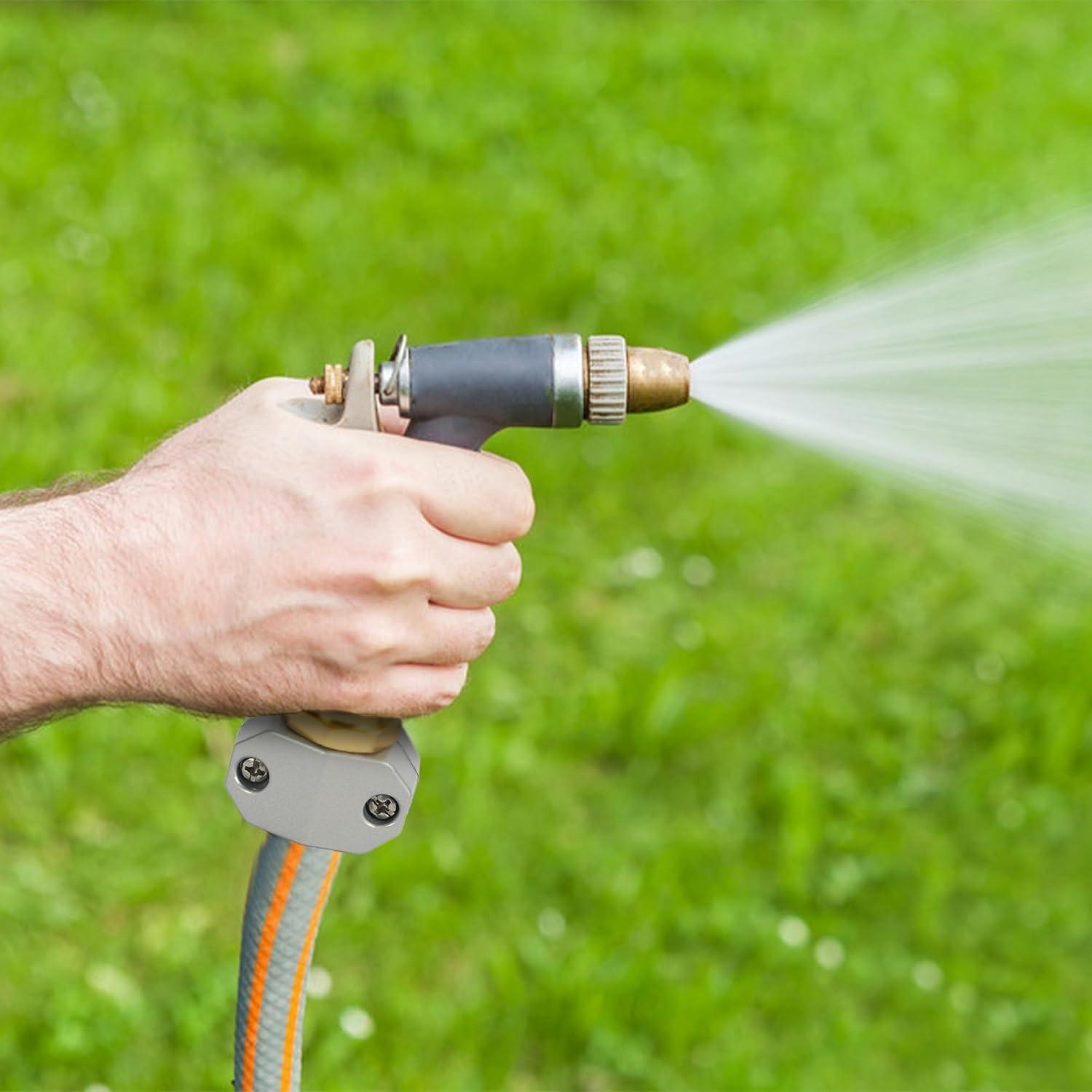 Kit de Reparación de Manguera de Jardín Hourleey - Aluminio, 6 Piezas