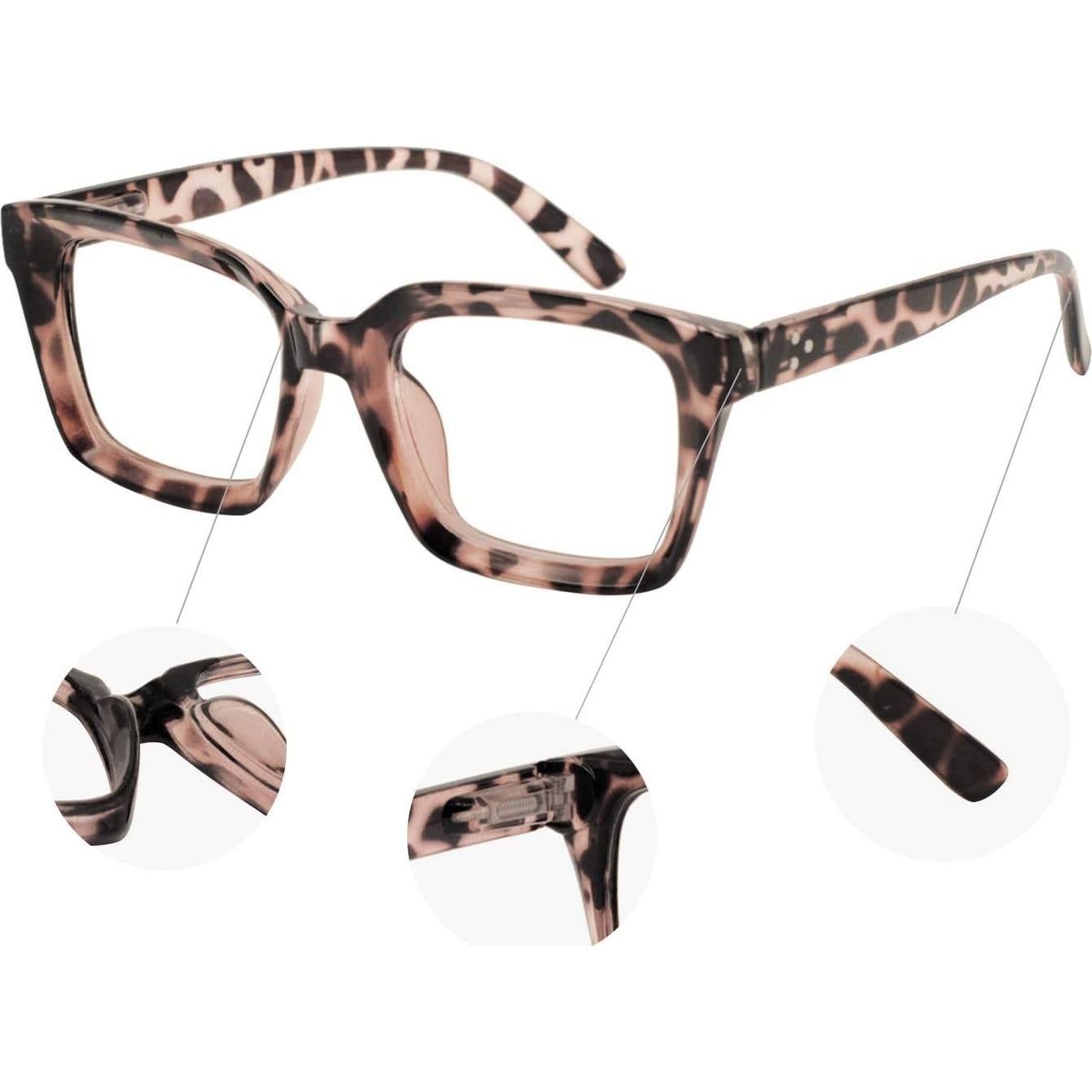 Gafas de Lectura MARE AZZURO 5.00 Cuadradas para Mujeres