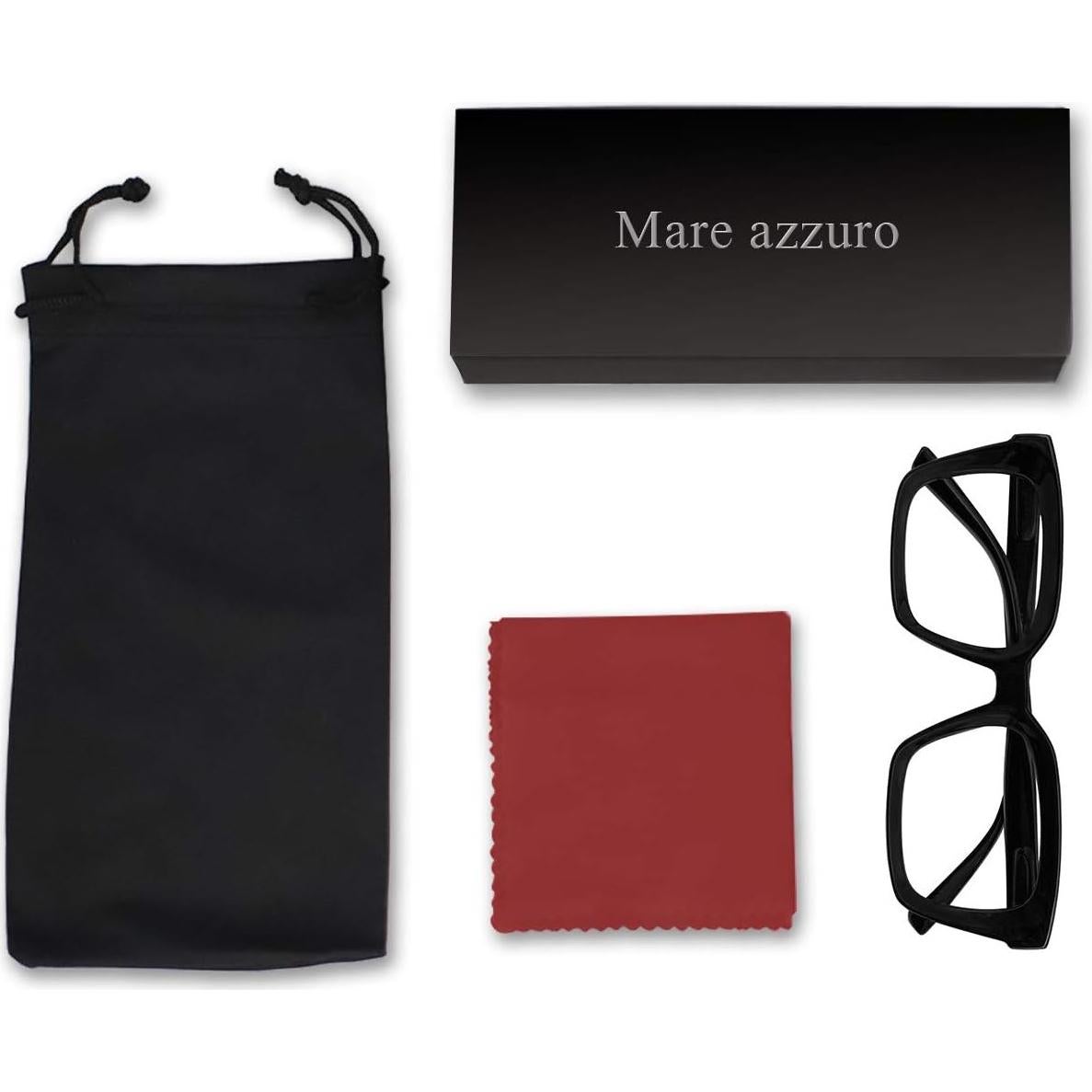 Gafas de Lectura MARE AZZURO +3.5 Lentes Cuadradas