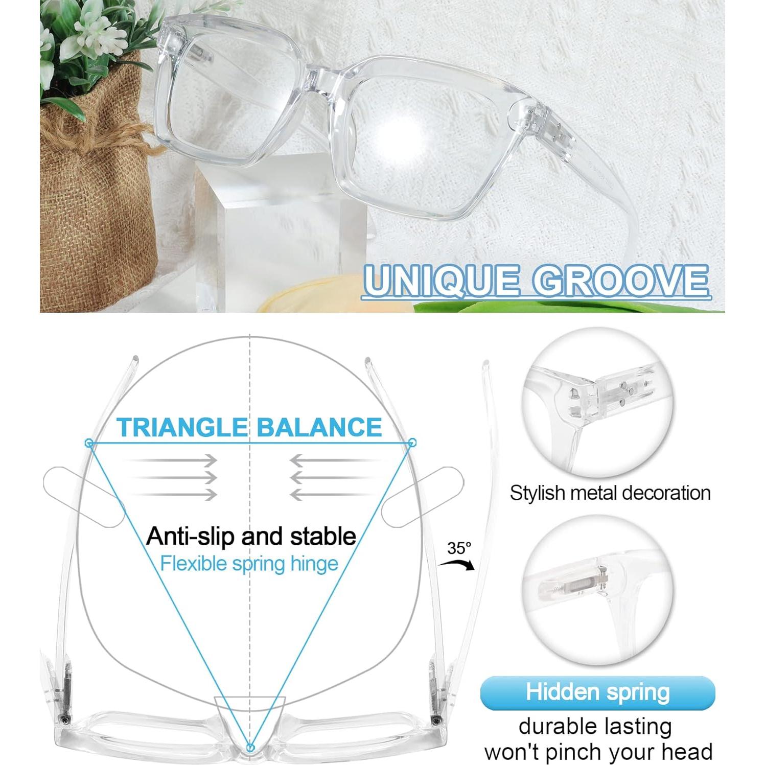 Gafas de Lectura MARE AZZURO Cuadradas 2.75 para Mujeres