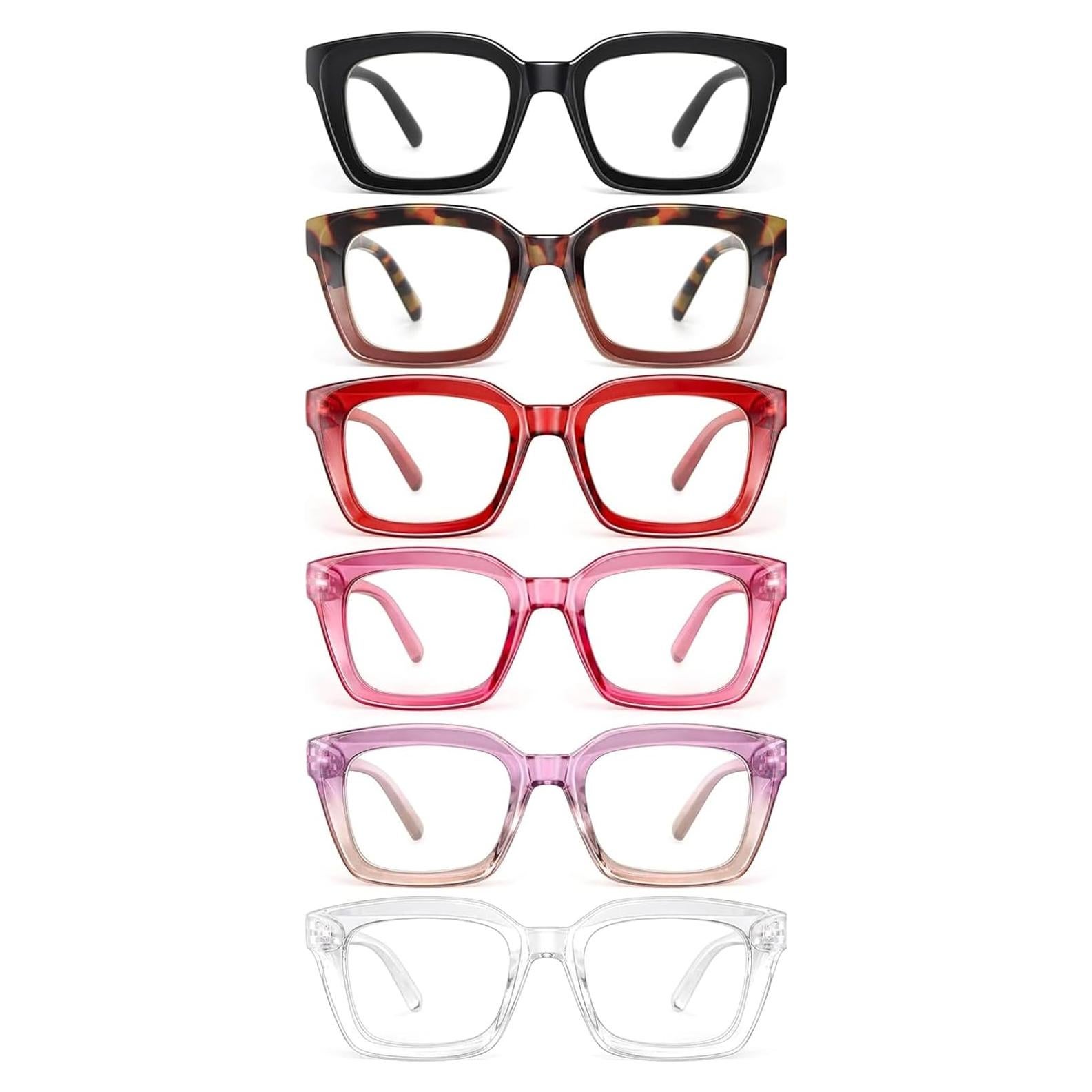 Gafas de Lectura Miyya Estilo Oprah UV400 4 Piezas