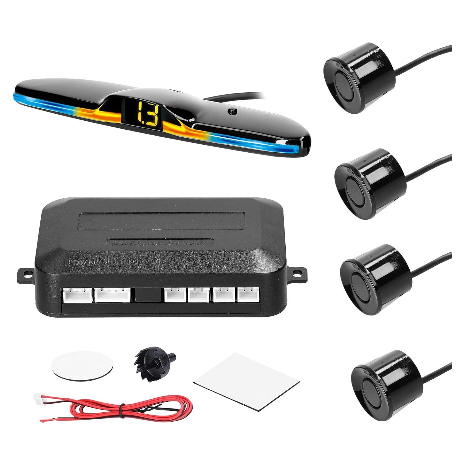 Sistema de Sensores de Estacionamiento Sunydog 4 Sensores LED