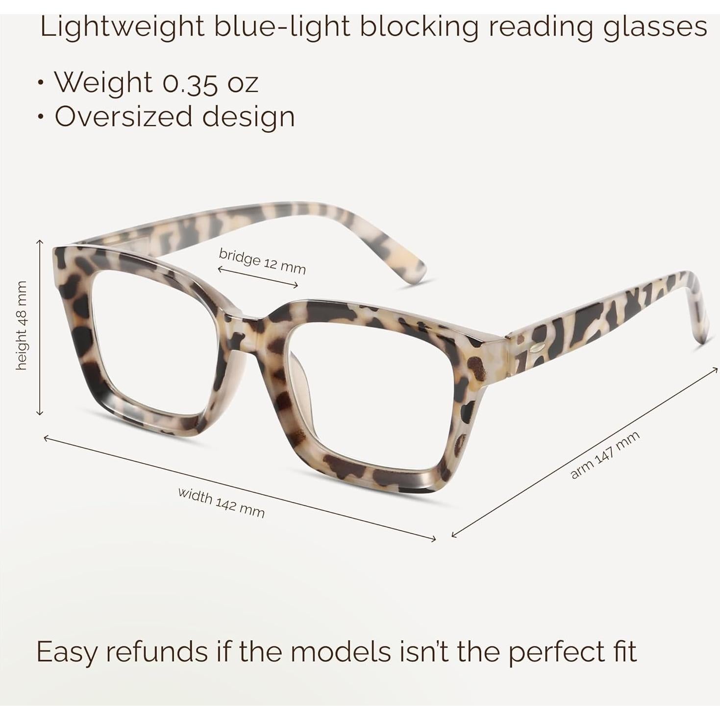 Gafas de Lectura Miyya Estilo Oprah UV400 6 Pack Mix