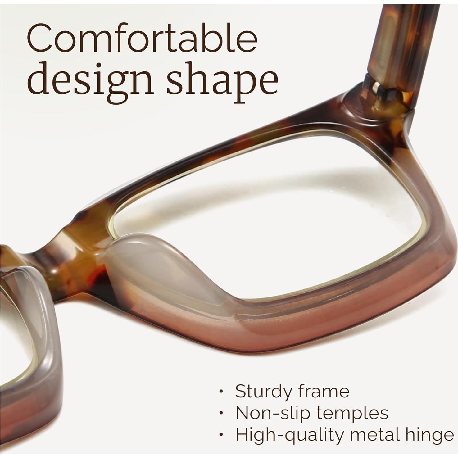 Gafas de Lectura Miyya Estilo Oprah UV400 1.25x 6 Piezas