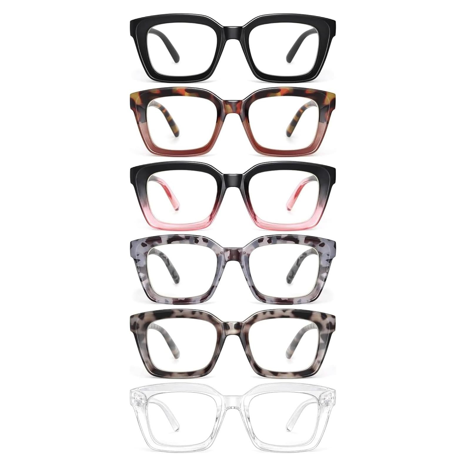 Gafas de Lectura Miyya Estilo Oprah UV400 4 Piezas
