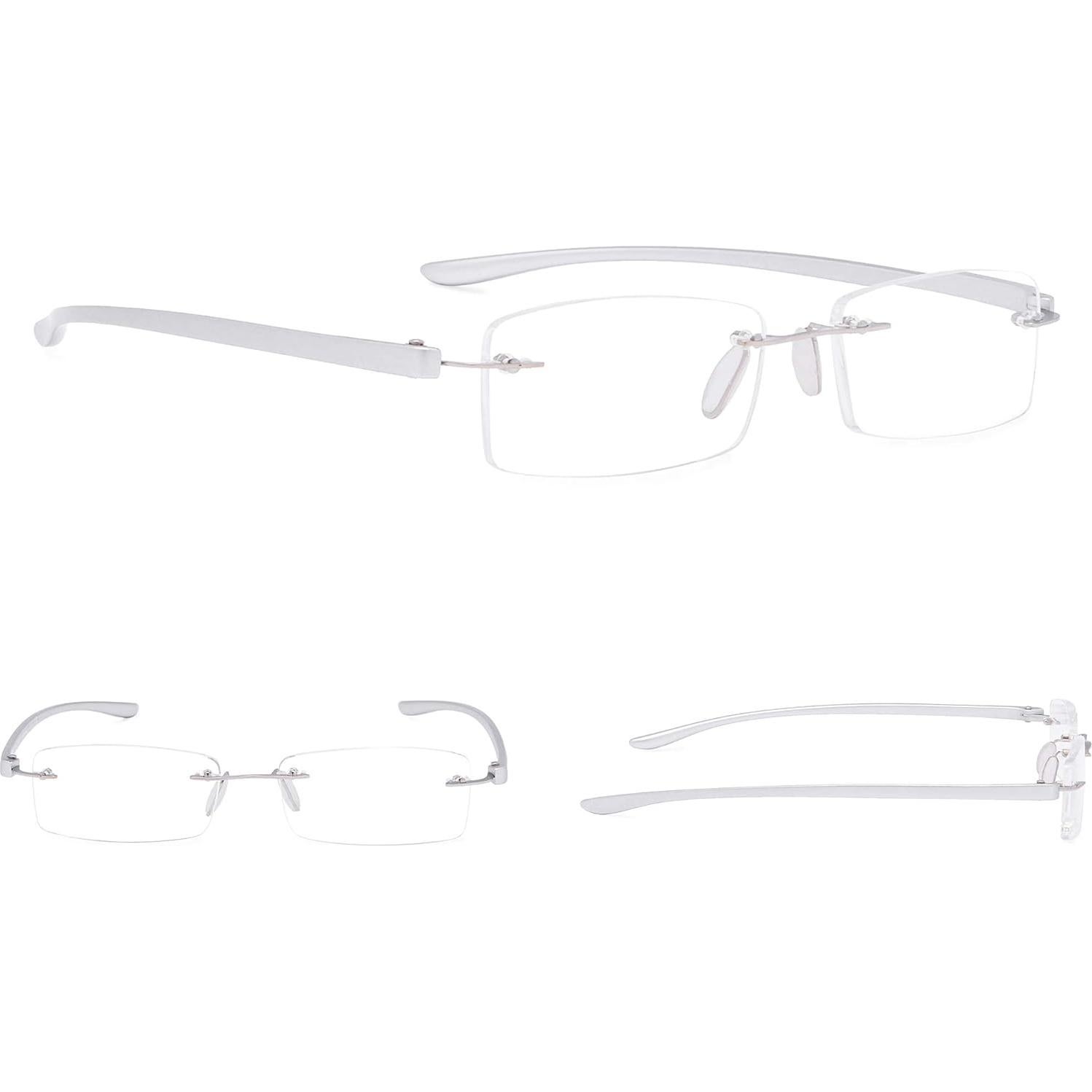 Gafas de lectura Gr8Sight sin montura 7 colores +3.50