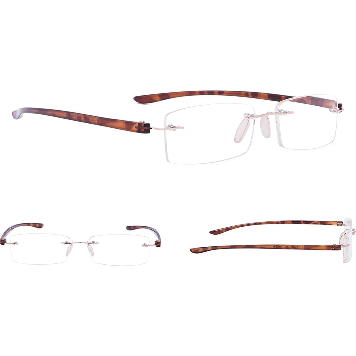 Gafas de lectura Gr8sight sin montura 7 colores +0.75