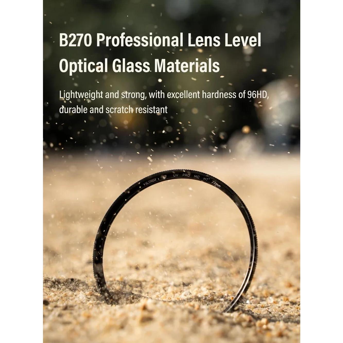 Filtro UV VILTROX 62mm Ultra Delgado 18 Capas para Cámaras