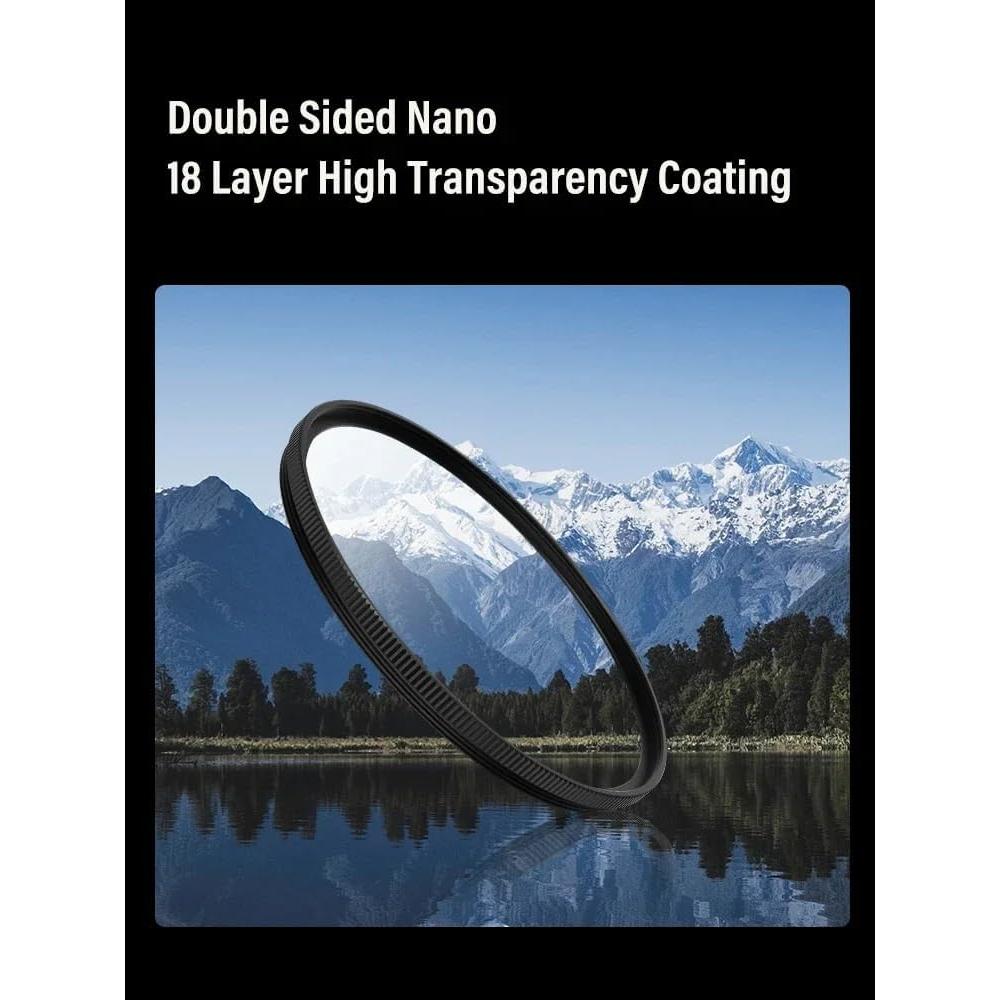 Filtro UV VILTROX 62mm Ultra Delgado 18 Capas para Cámaras