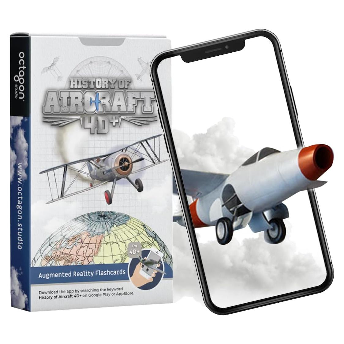Tarjetas de Realidad Aumentada 4D+ Octagon Studio - 17 Aeronaves