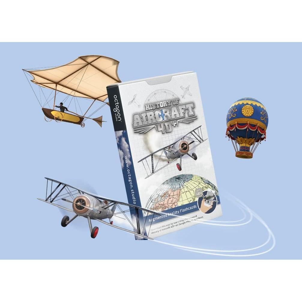 Tarjetas de Realidad Aumentada 4D+ Octagon Studio - 17 Aeronaves