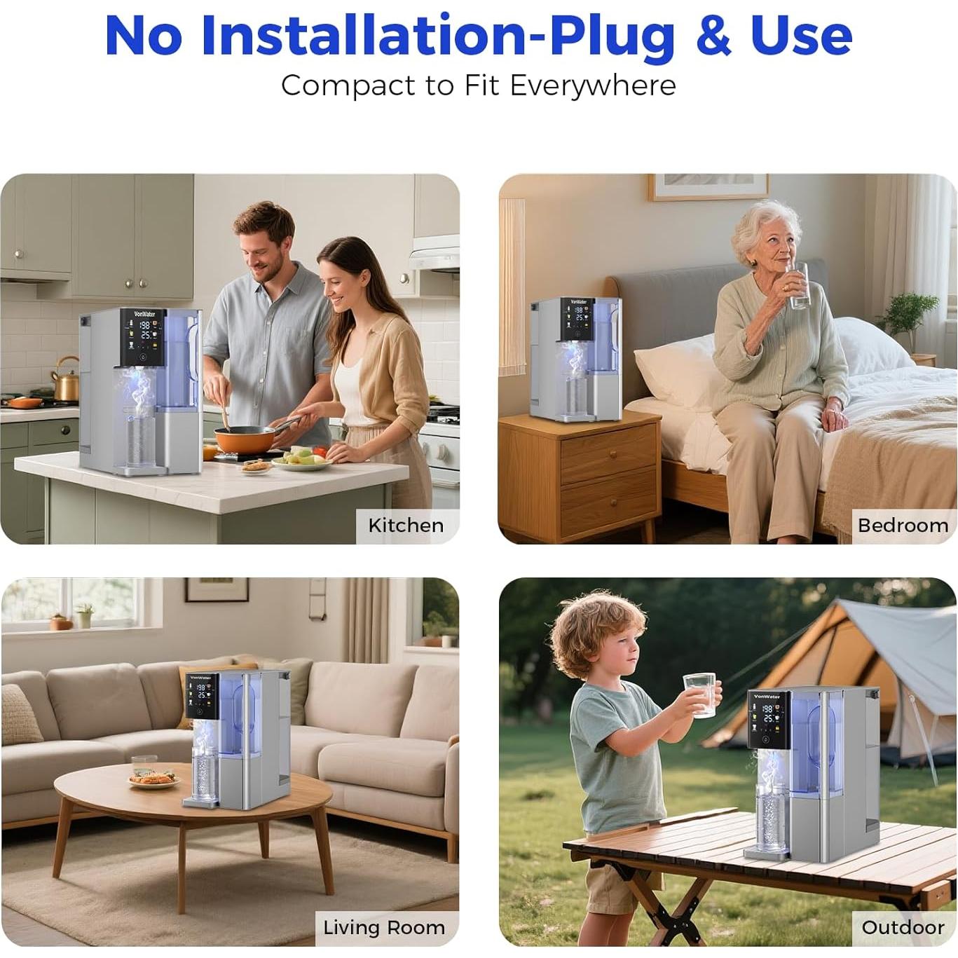 Purificador de Agua por Ósmosis Inversa VonWater CT910GH 7 Etapas